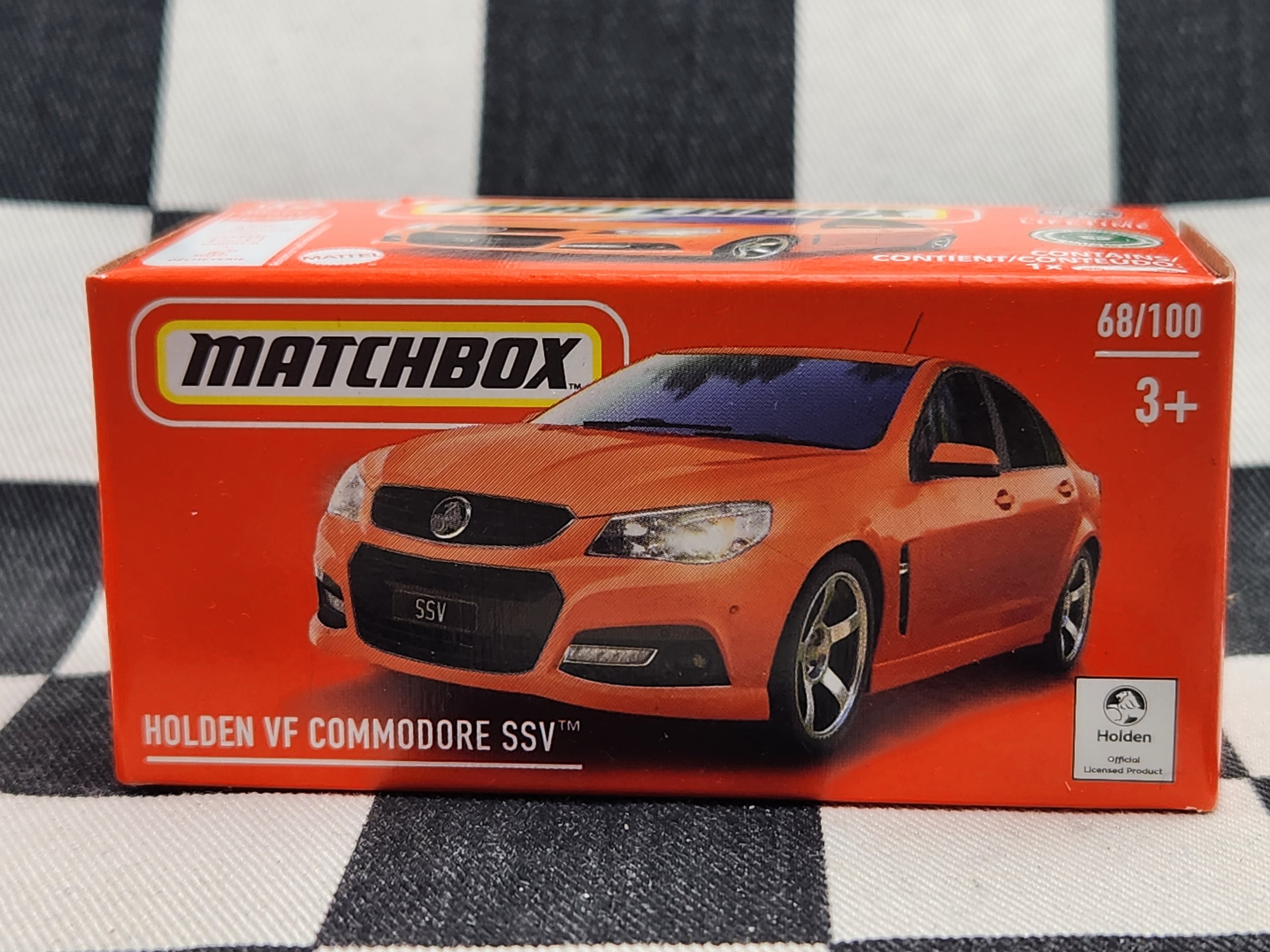 Matchbox Power Grab Holden VF Commodore SSV Orange