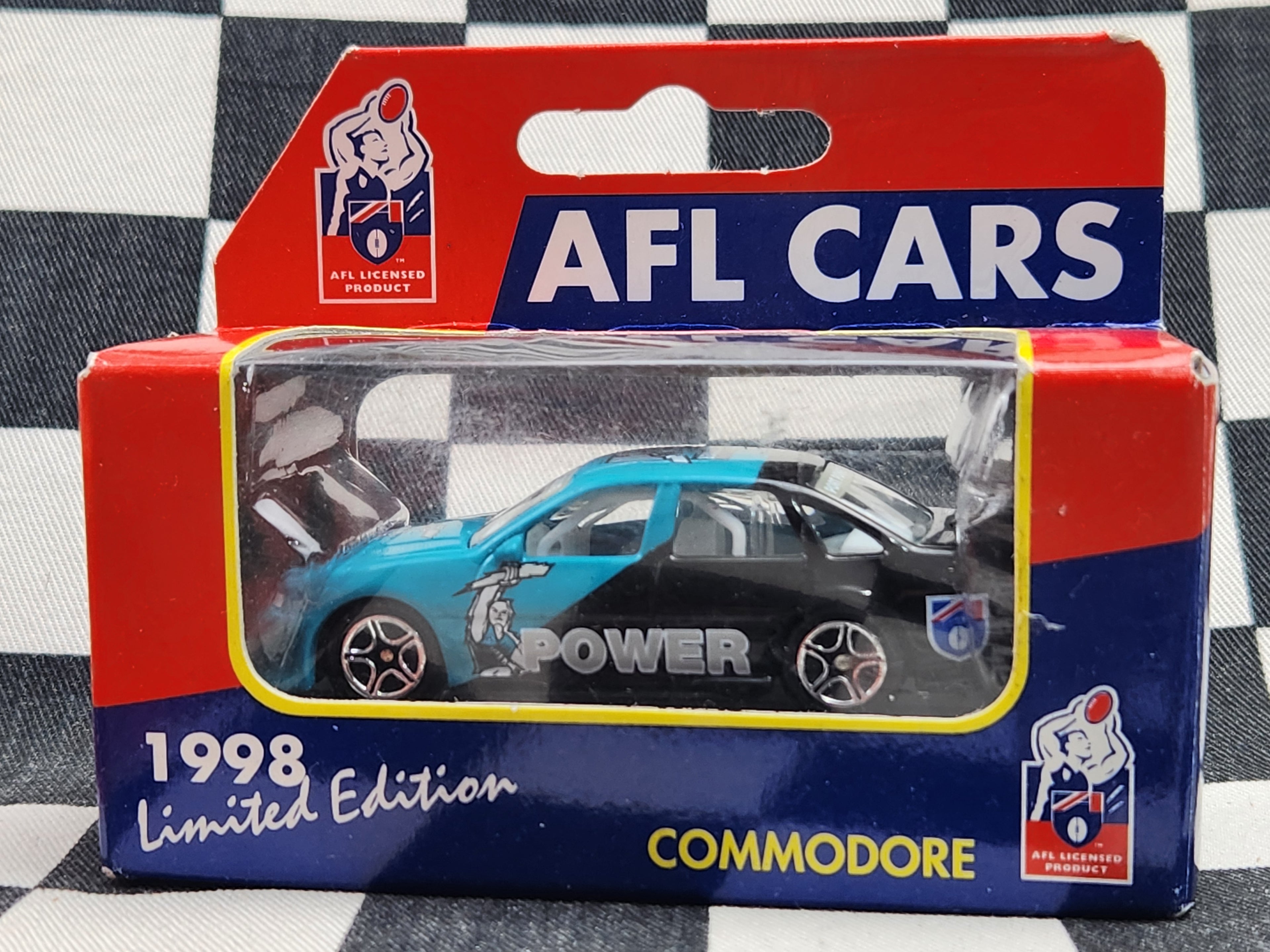 Matchbox 1998 Edition AFL Footy Cars Commodore Port Adelaide Power