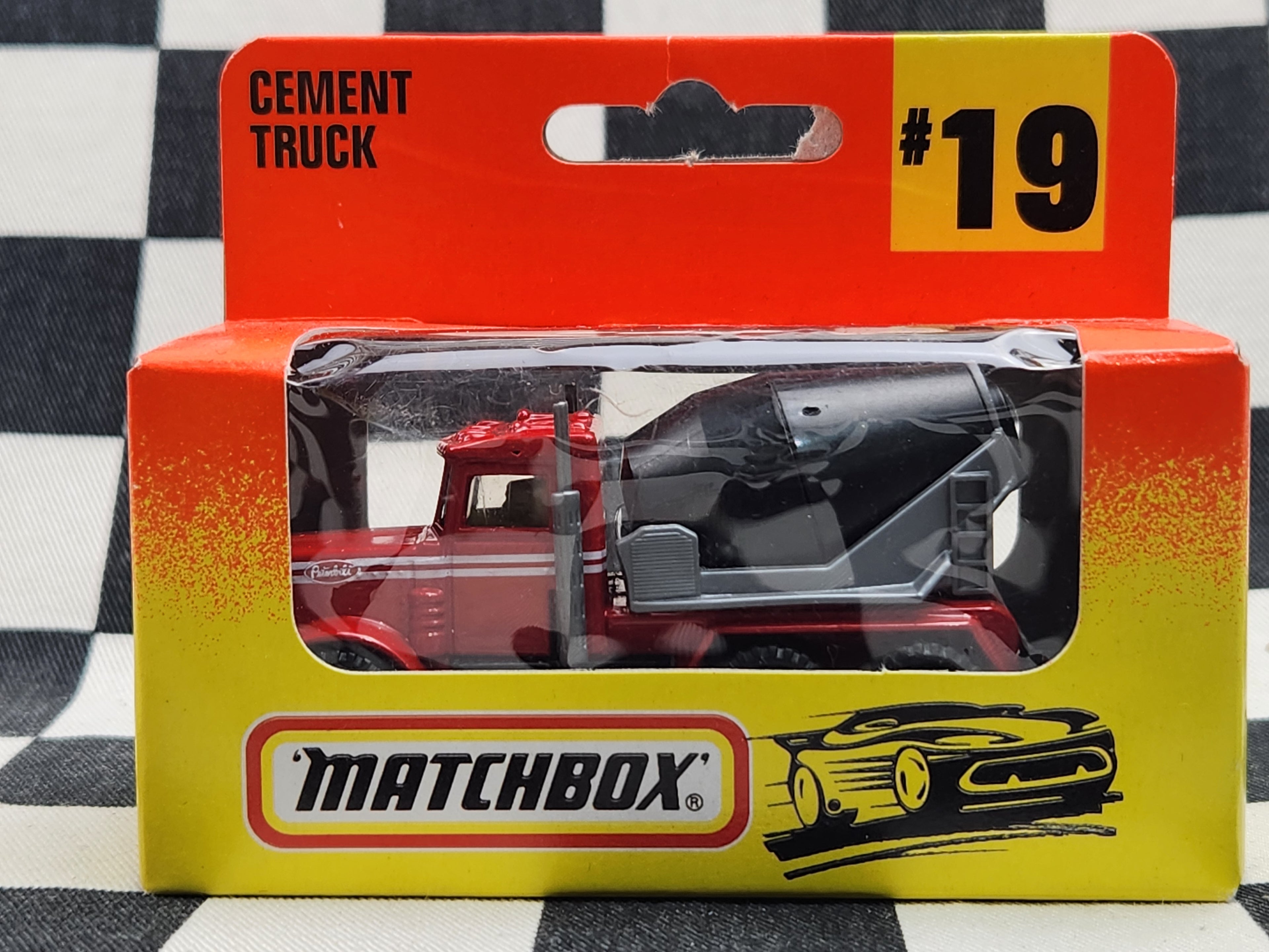 Matchbox 1995 Cement Truck Red