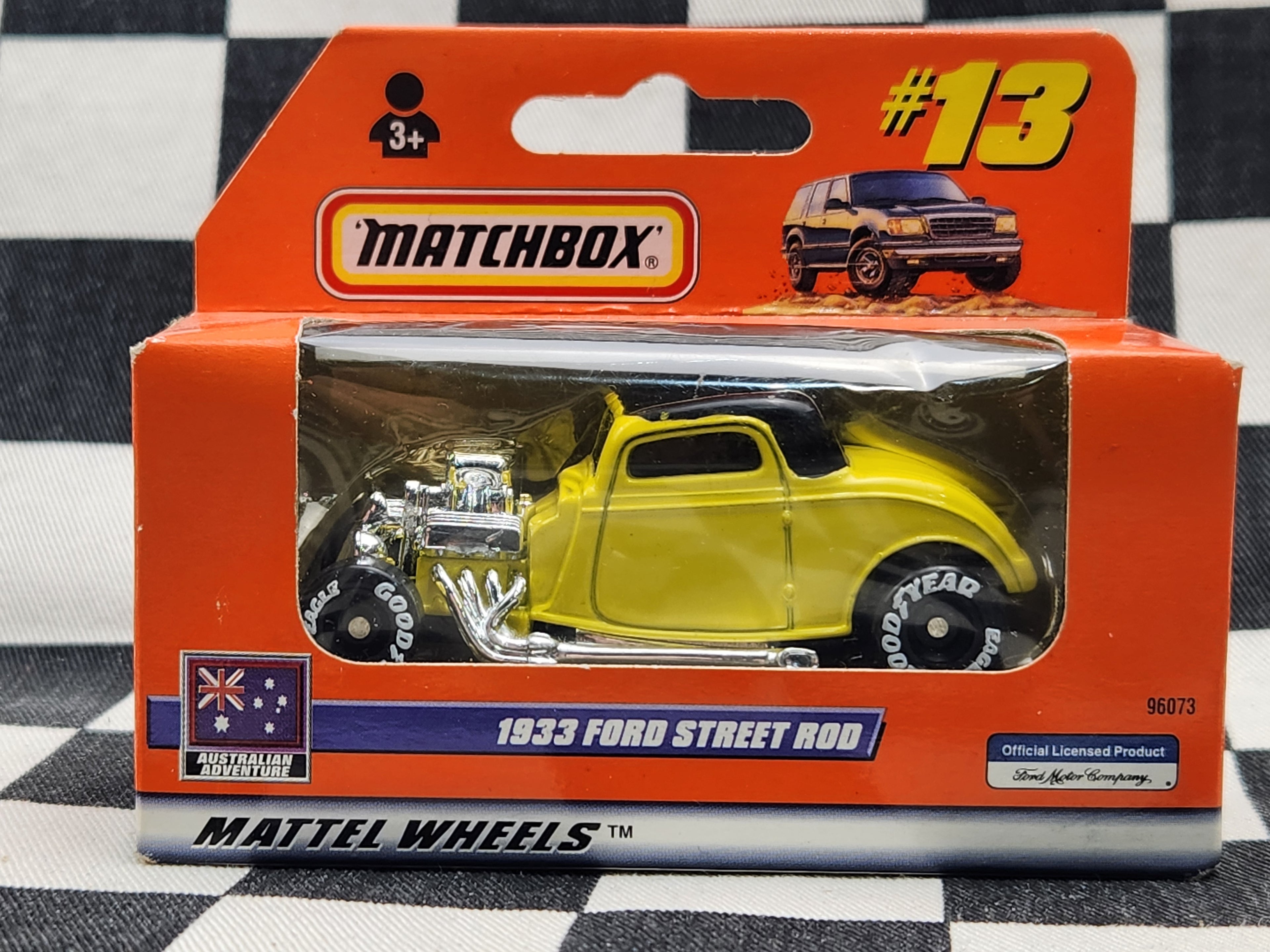 Matchbox #13 1933 Ford Street Rod Yellow