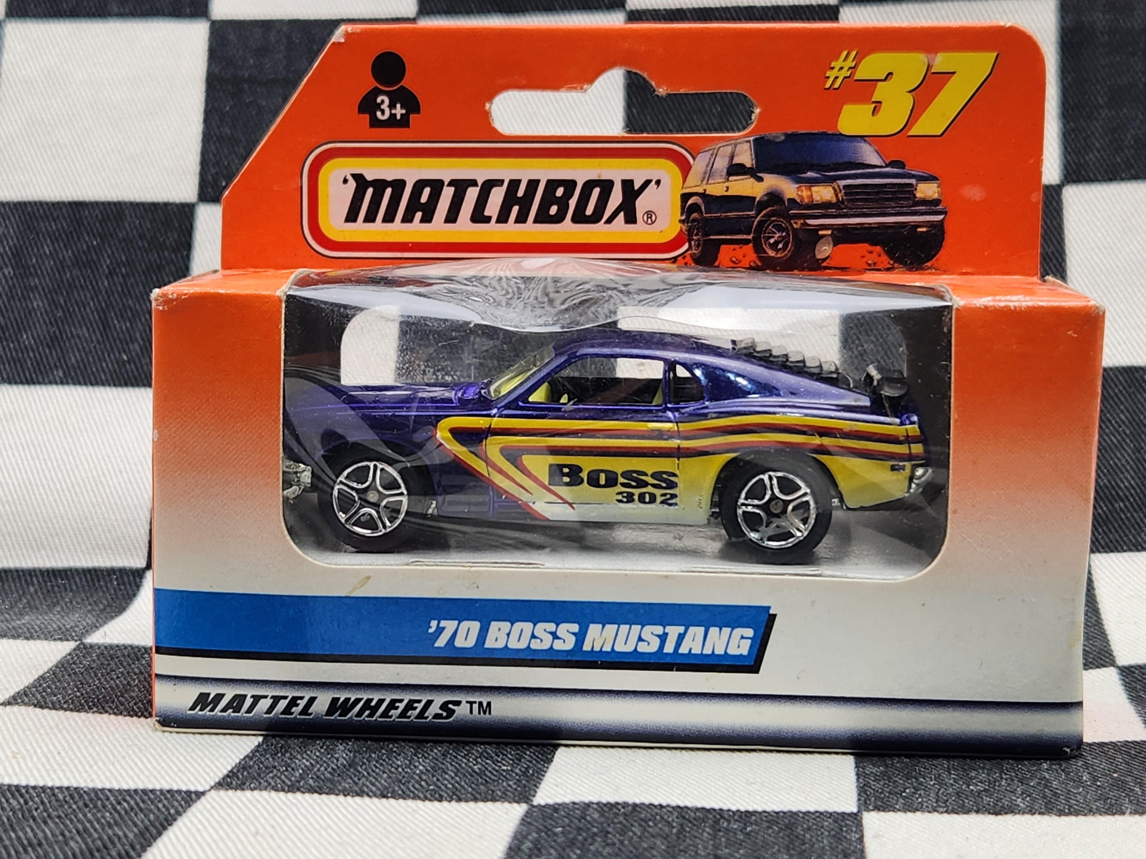 Matchbox #37 70 Boss Mustang Purple