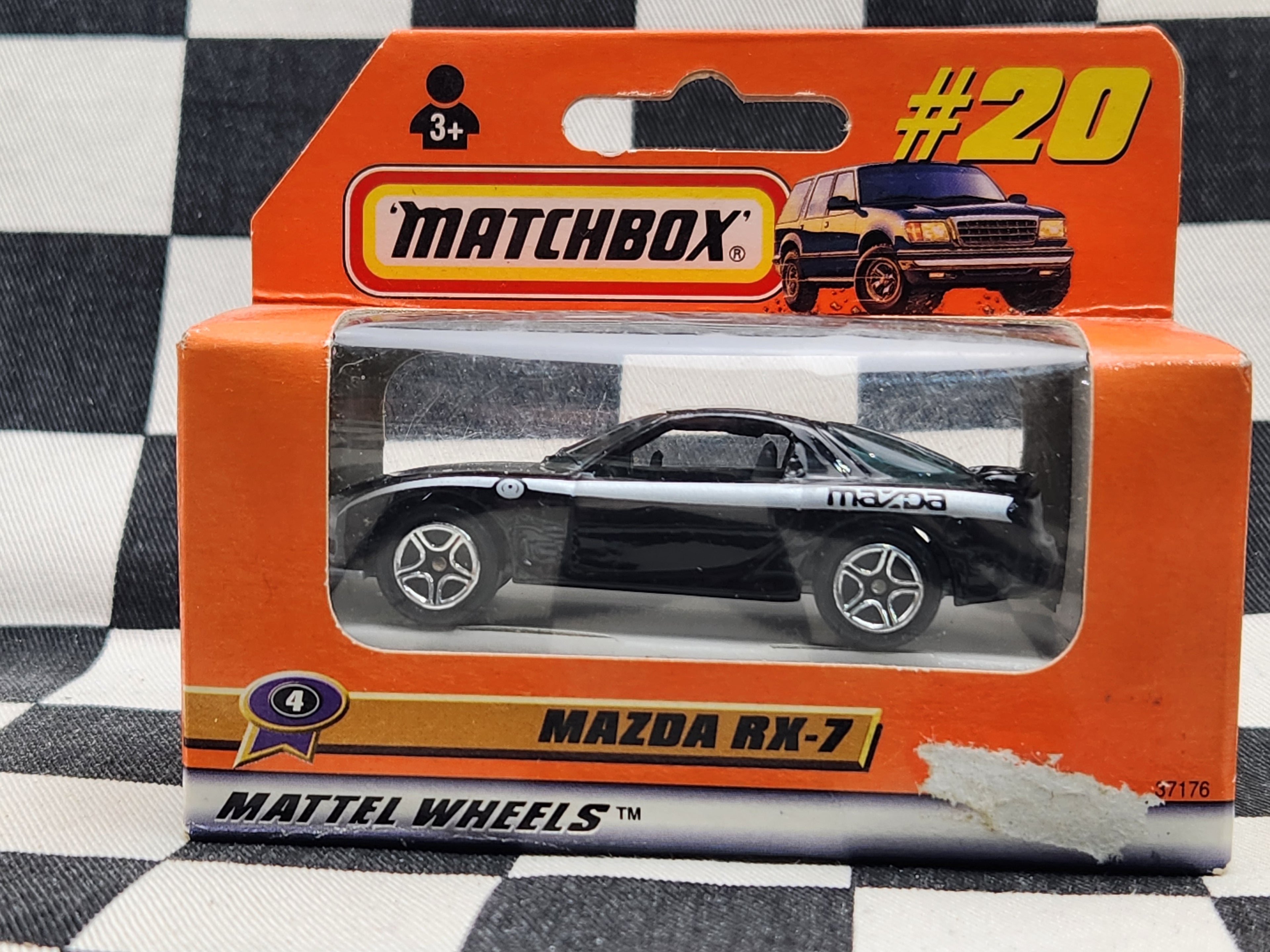 Matchbox #20 Mazda RX7 Black
