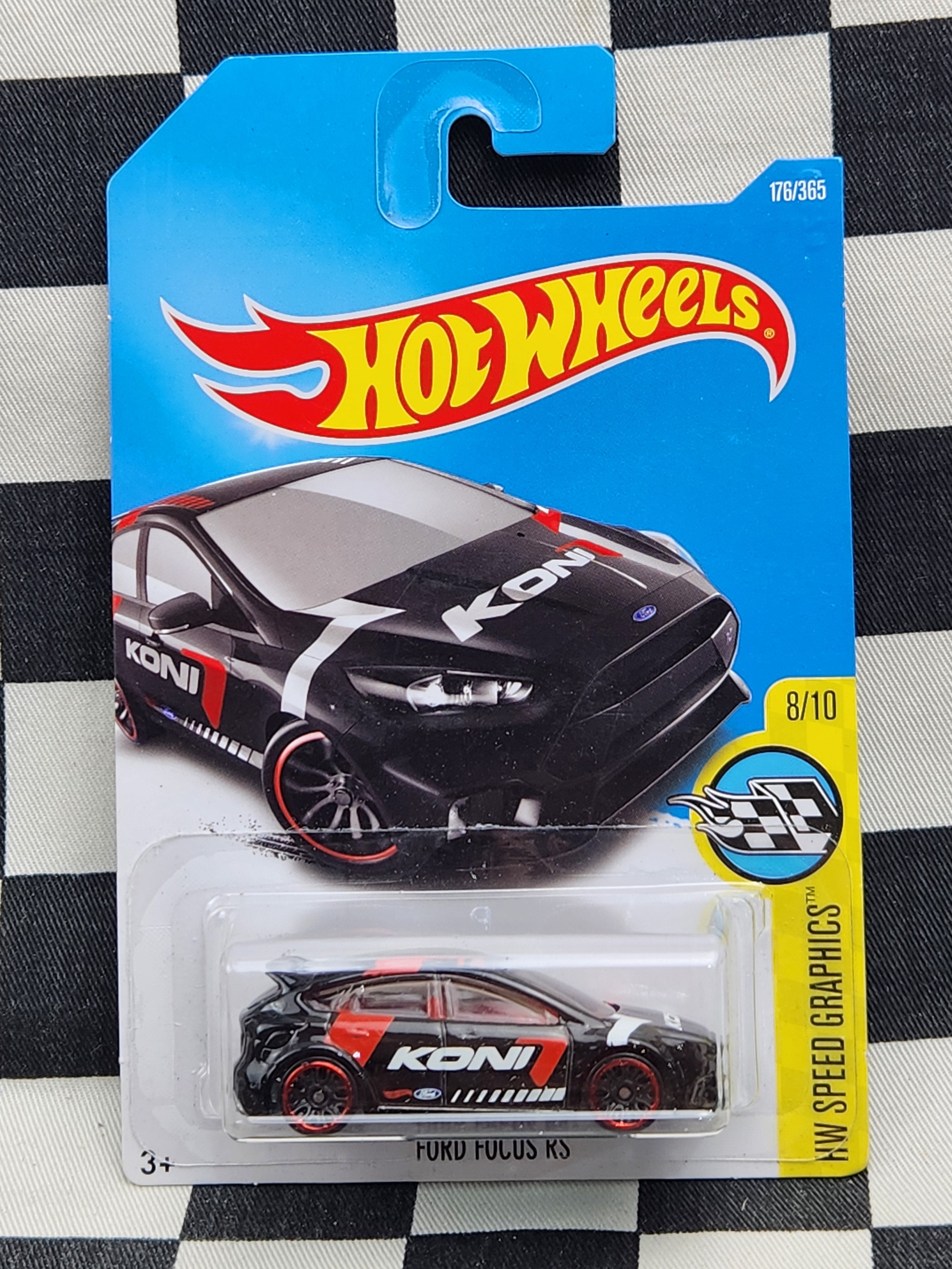 Hot Wheels 2018 Speed Graphics Koni Ford Focus RS