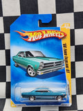 Hot Wheels 2009 First Edition 66 Ford Fairlane GT Teal