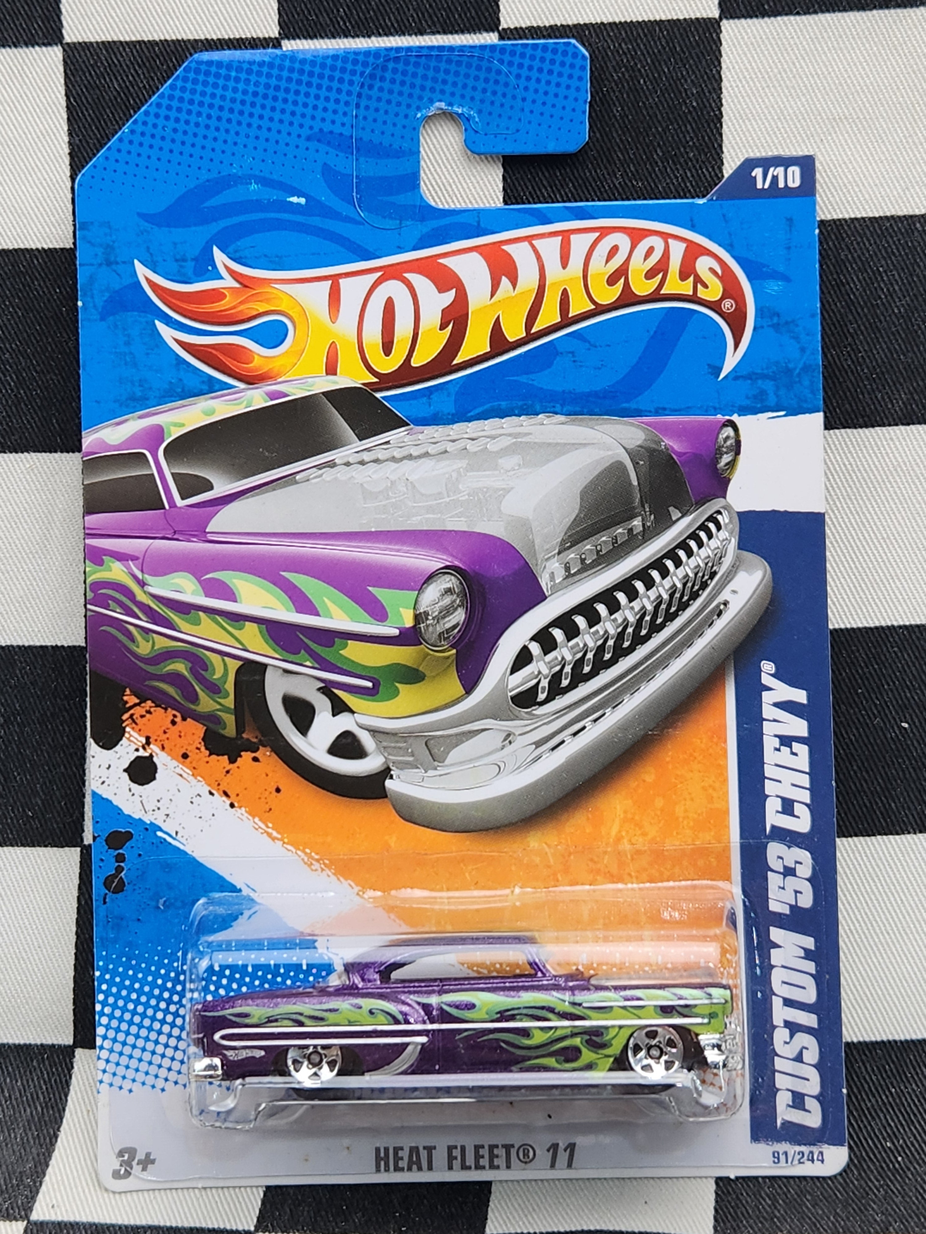 Hot Wheels 2011 Heat Fleet Custom 53 Chevy Purple