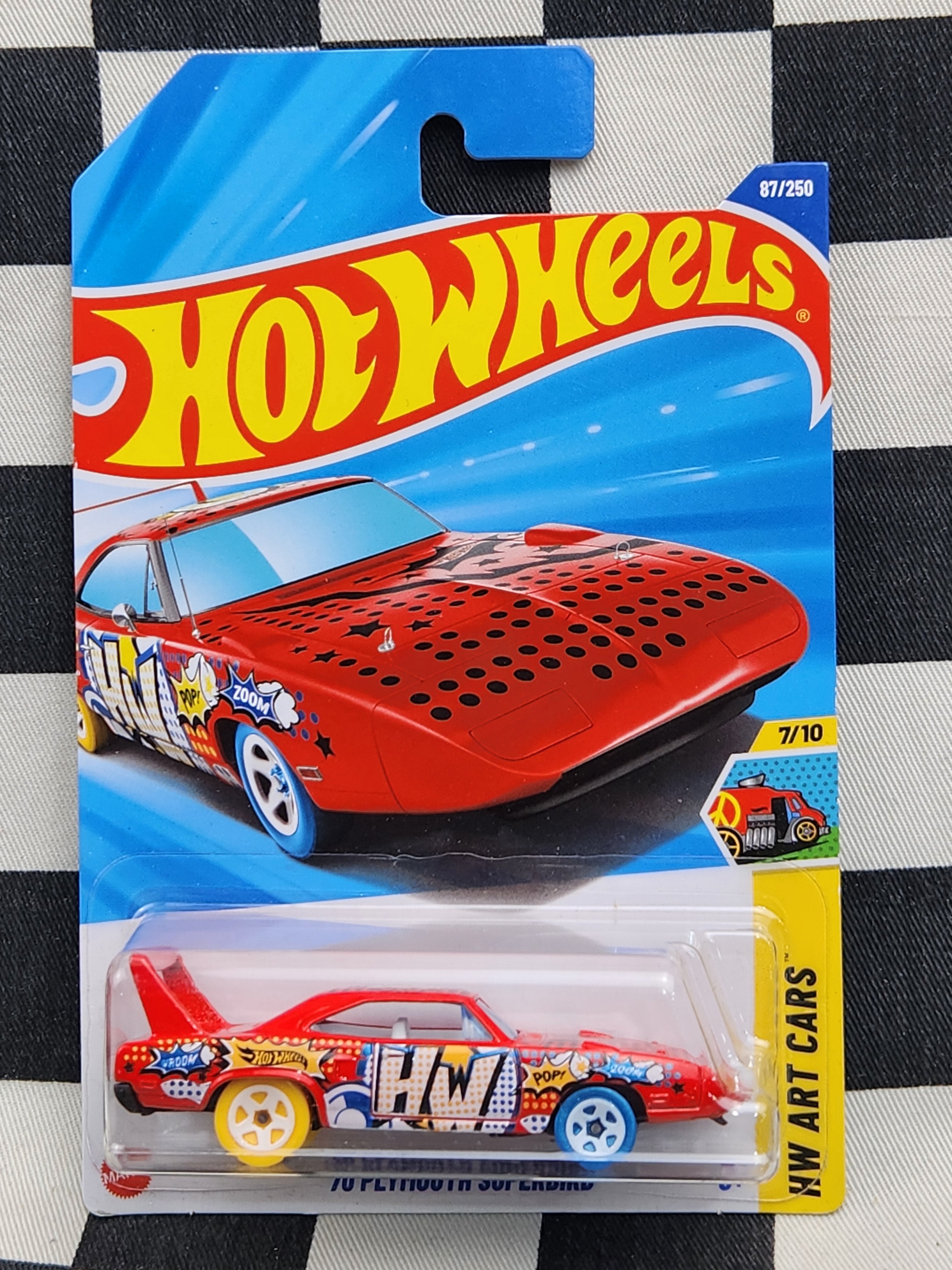 Hot Wheels 2024 Art Cars 70 Plymouth Superbird