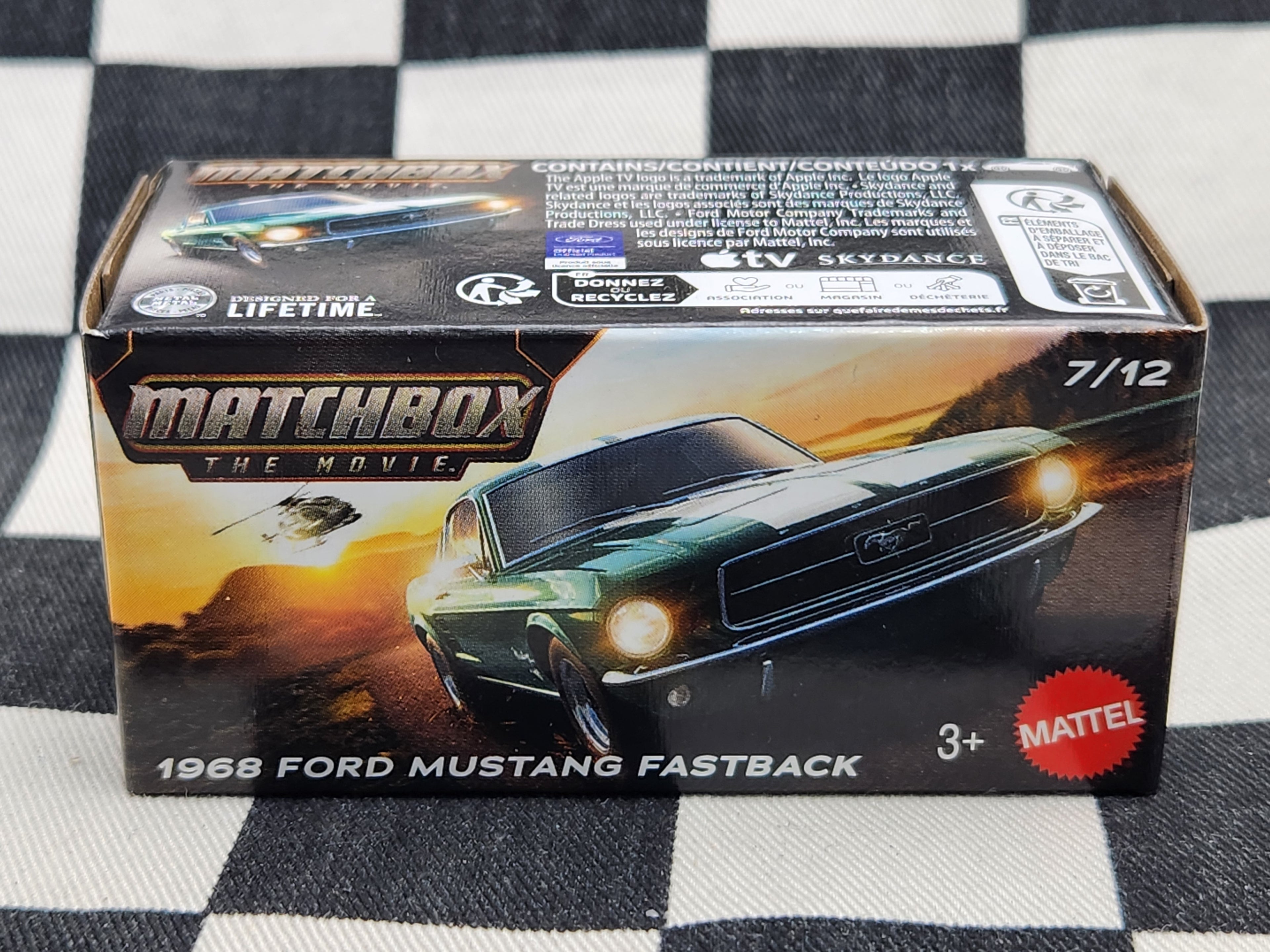 Matchbox The movie Powergrab 1968 Ford Mustang Fastback