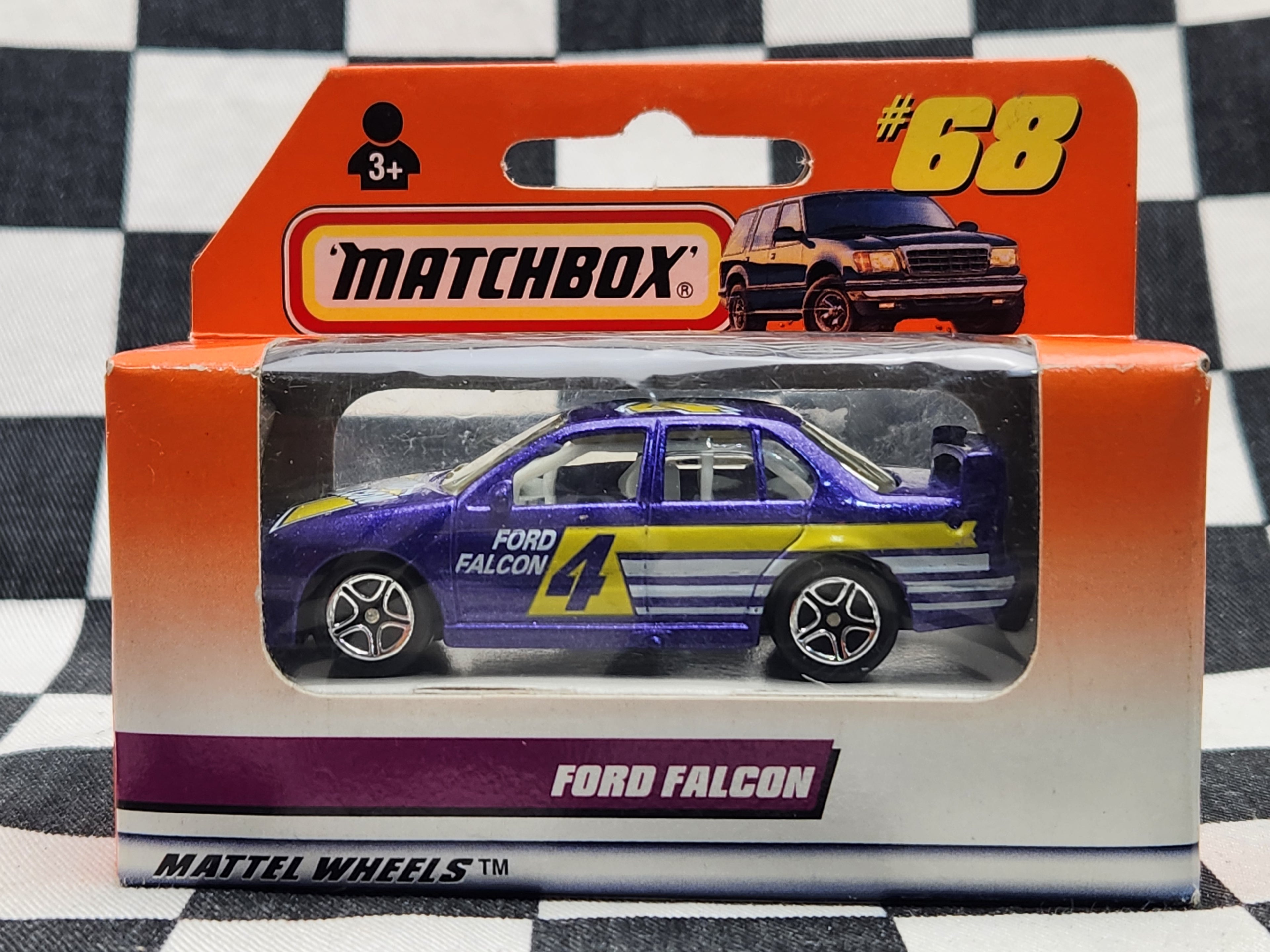 Matchbox Ford Falcon E Series Race Car Purple