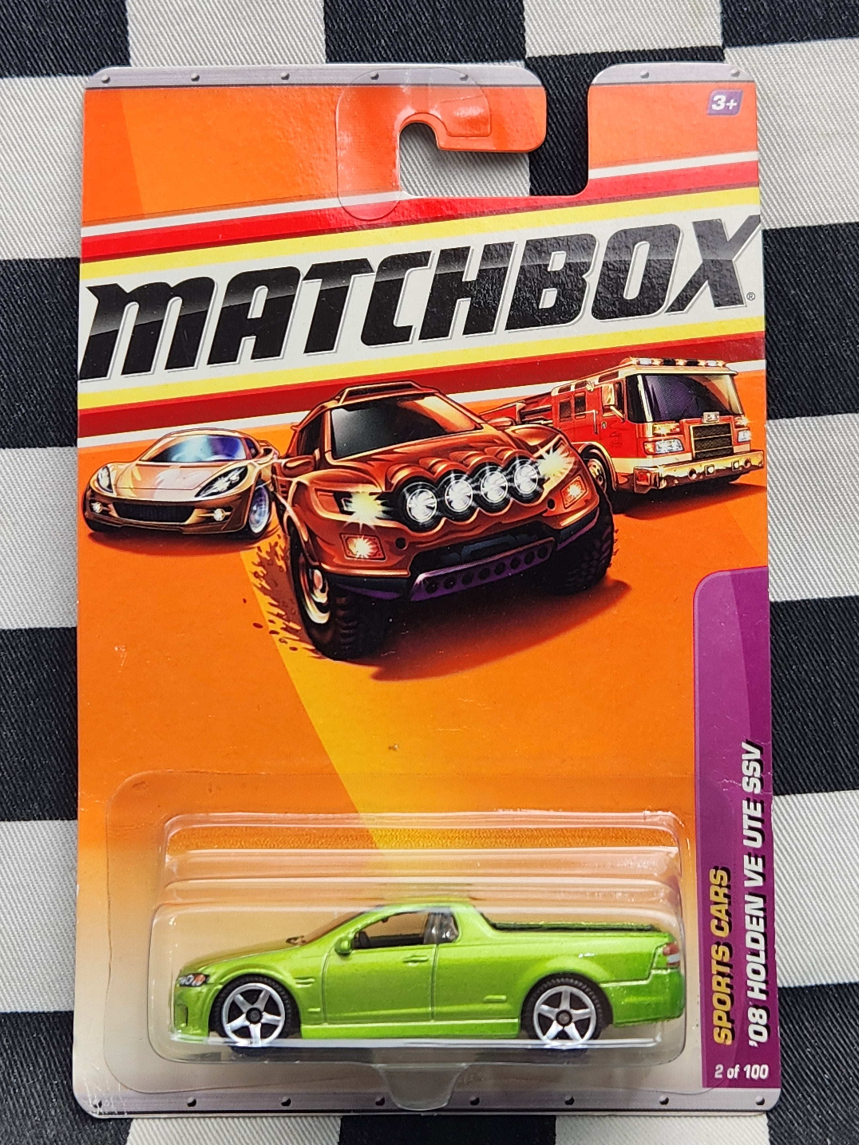 Matchbox First Edition Holden VE SSV Commodore Ute Green