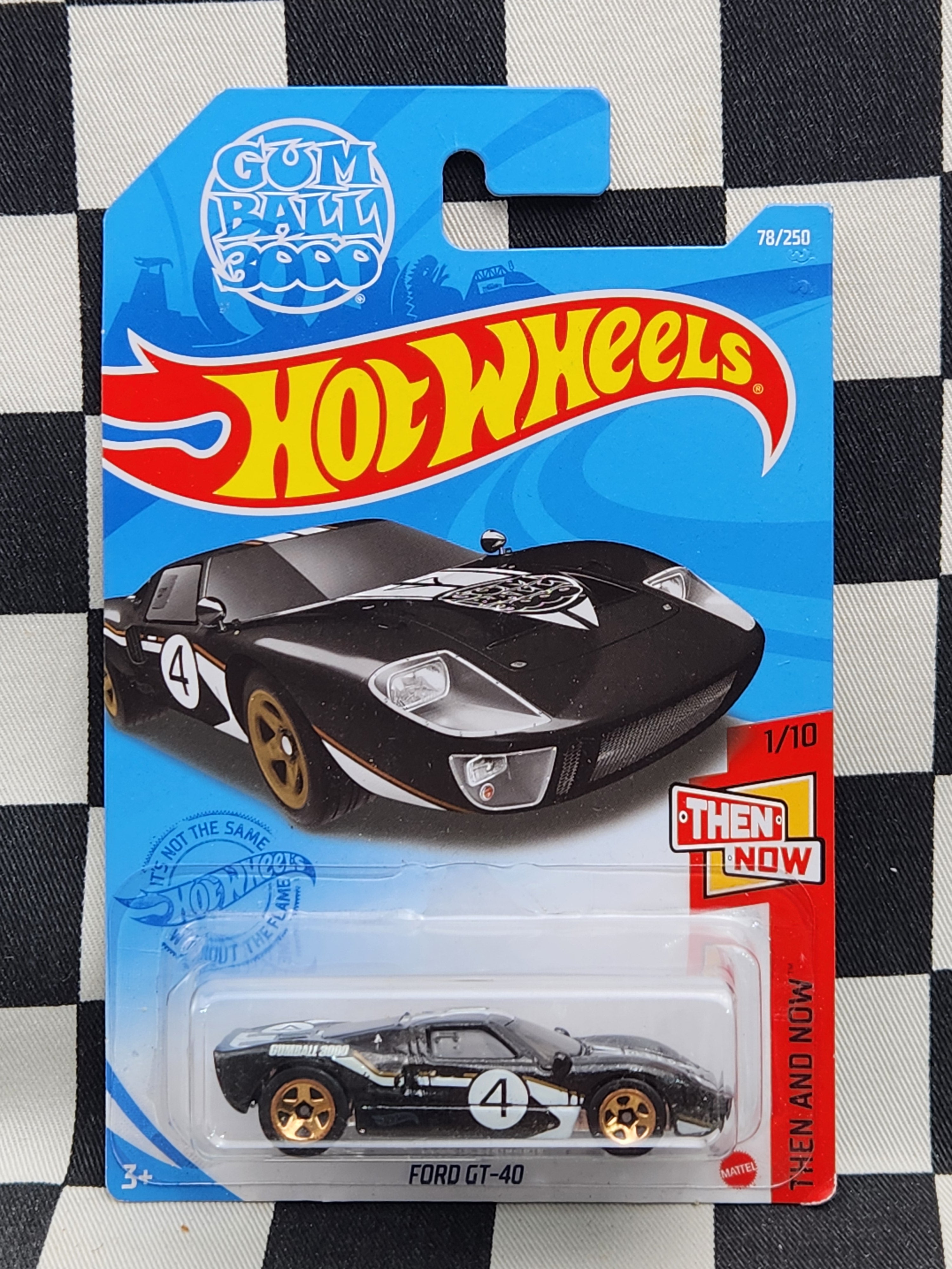 Hot Wheels 2021 Then & Now Ford GT40 Black