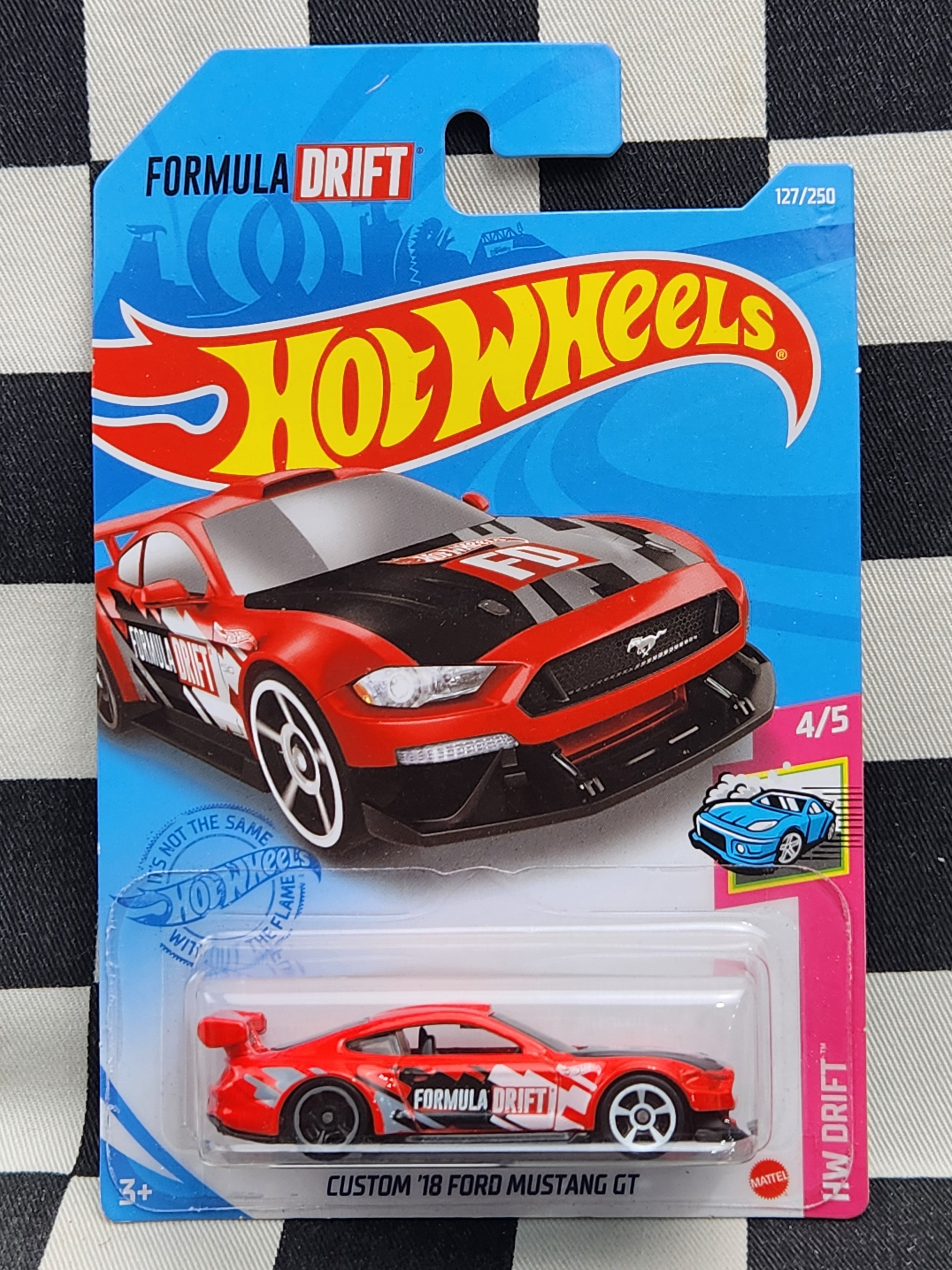 Hot Wheels 2021 Drift Custom 18 Ford Mustang GT