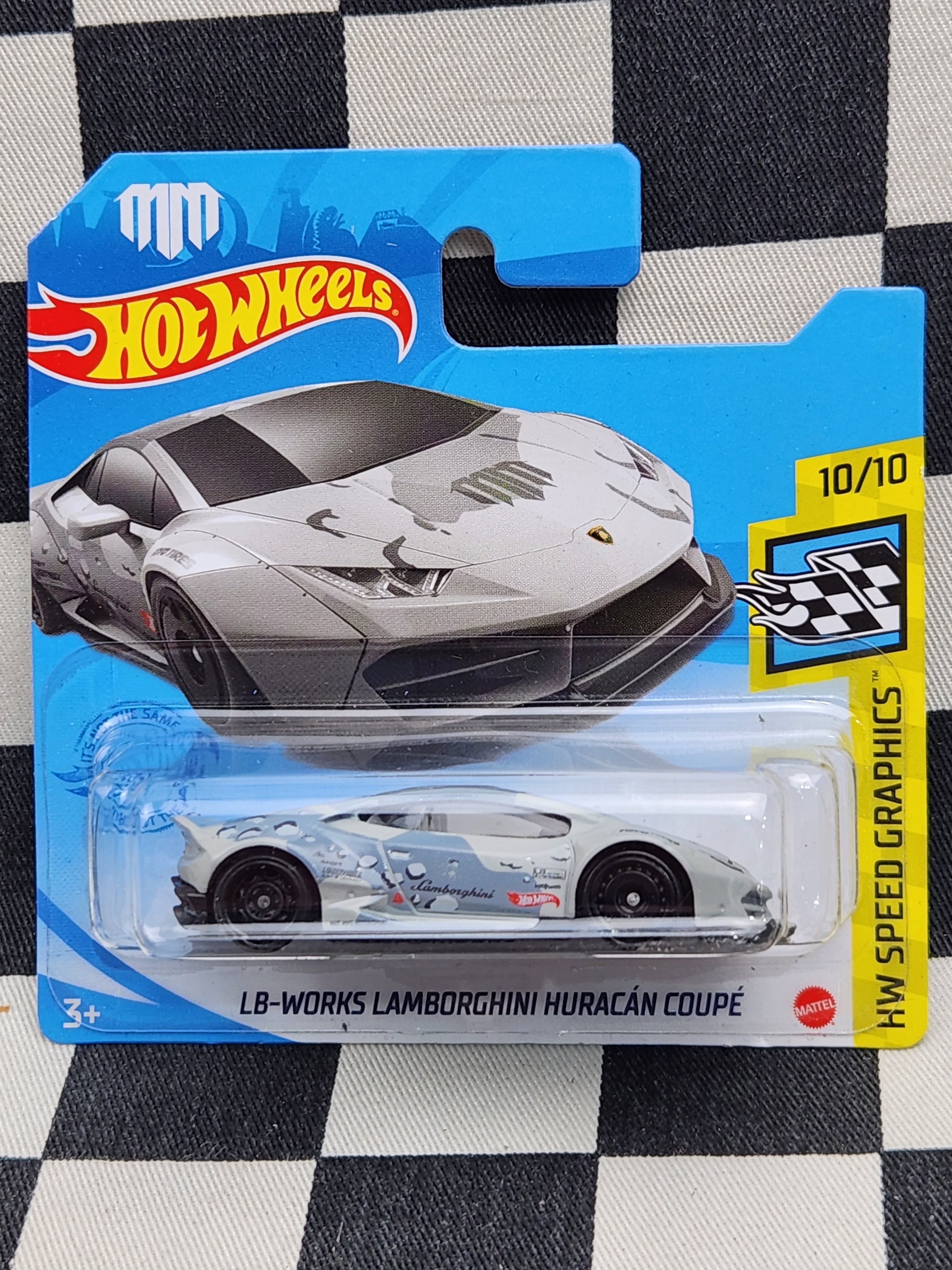 Hot Wheels 2021 Speed Graphics Mad Mike LB Works Lamborghini Huracan Coupe Grey SC