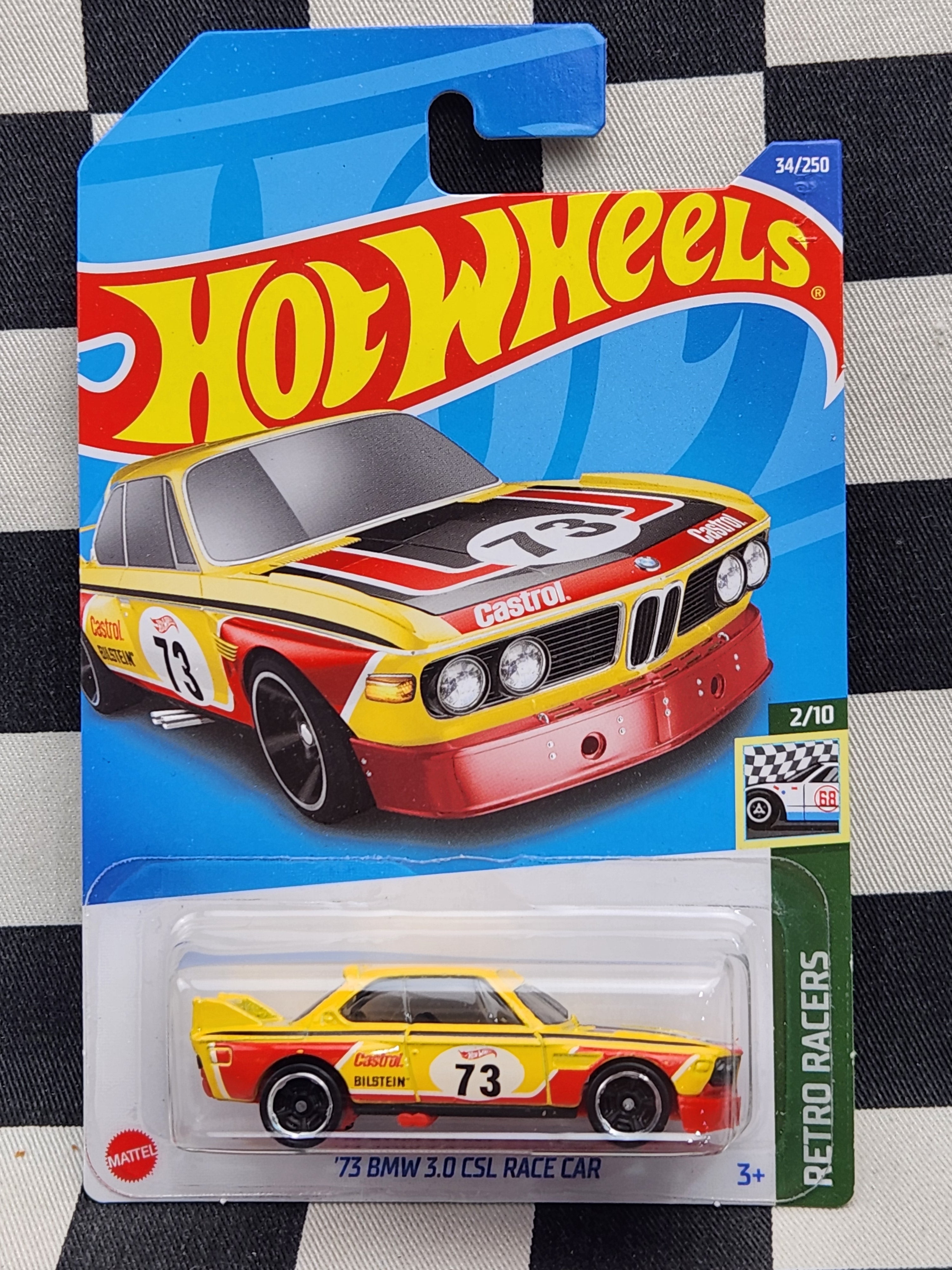 Hot Wheels 2022 Retro Racers 73 BMW 3.0CSL Race Car