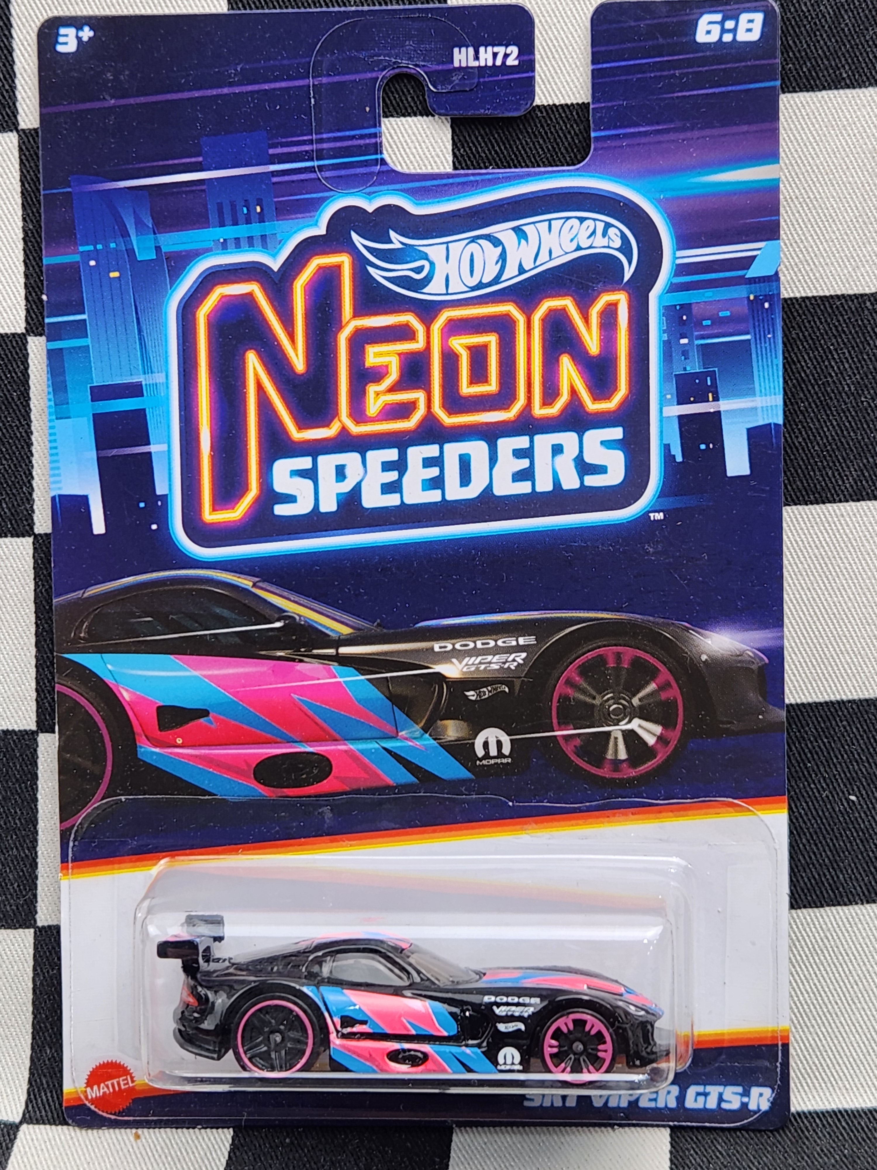 Hot Wheels Neon Speeders SRT Viper GTS-R