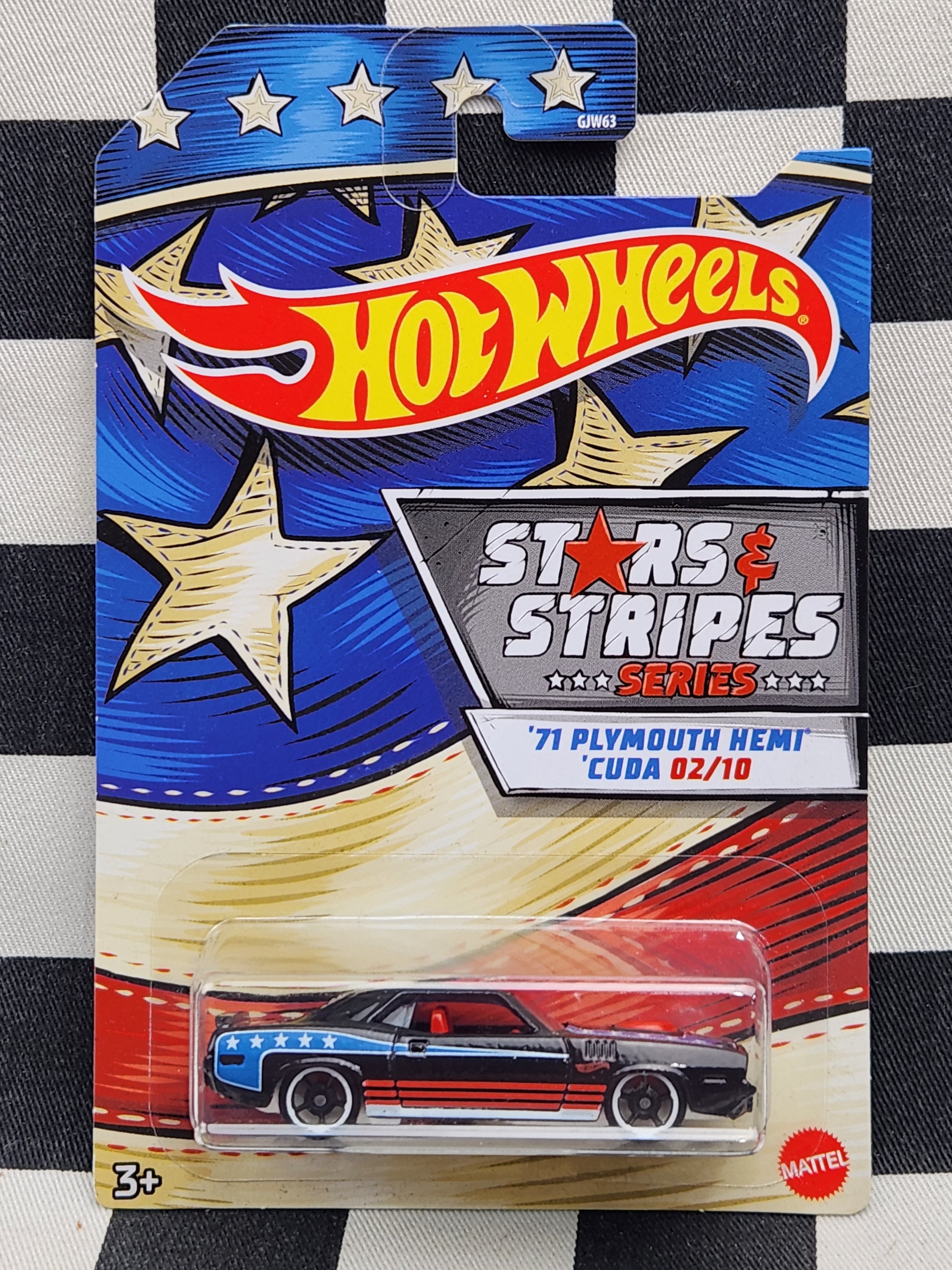 Hot Wheels Stars & Stipes 71 Plymouth Hemi Cuda