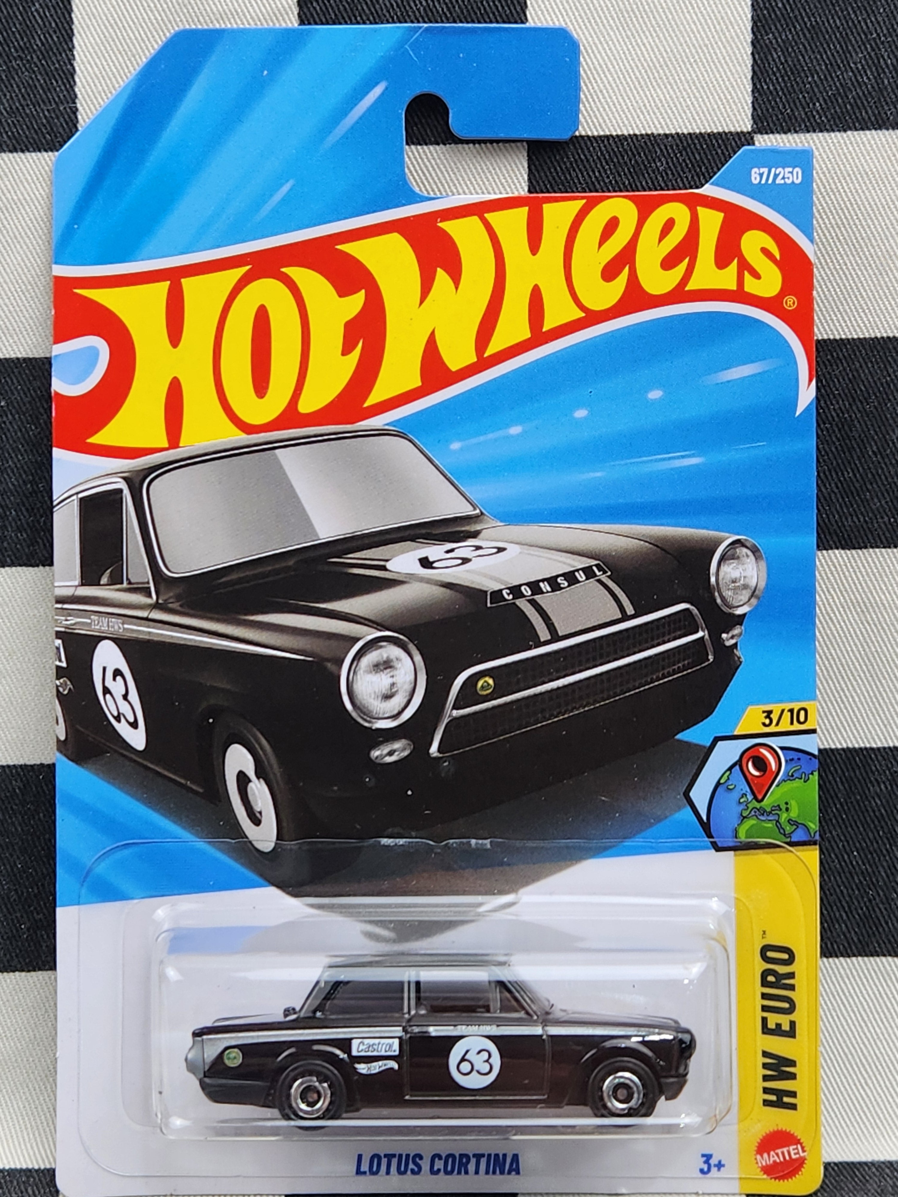Hot Wheels 2026 Euro Lotus Cortina Black