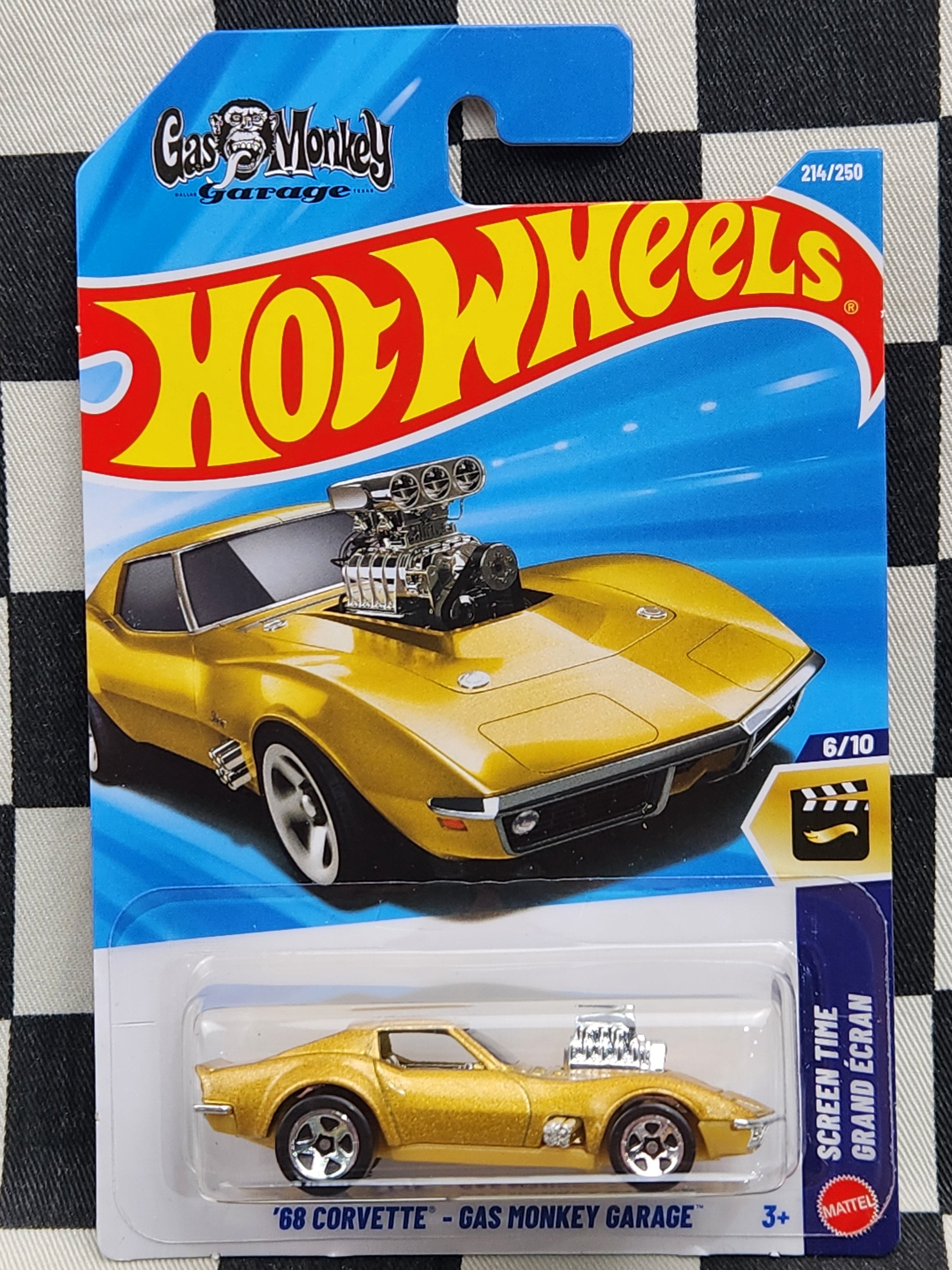 Hot Wheels 2026 Screen Time 68 Corvette Gas Monkey Garage