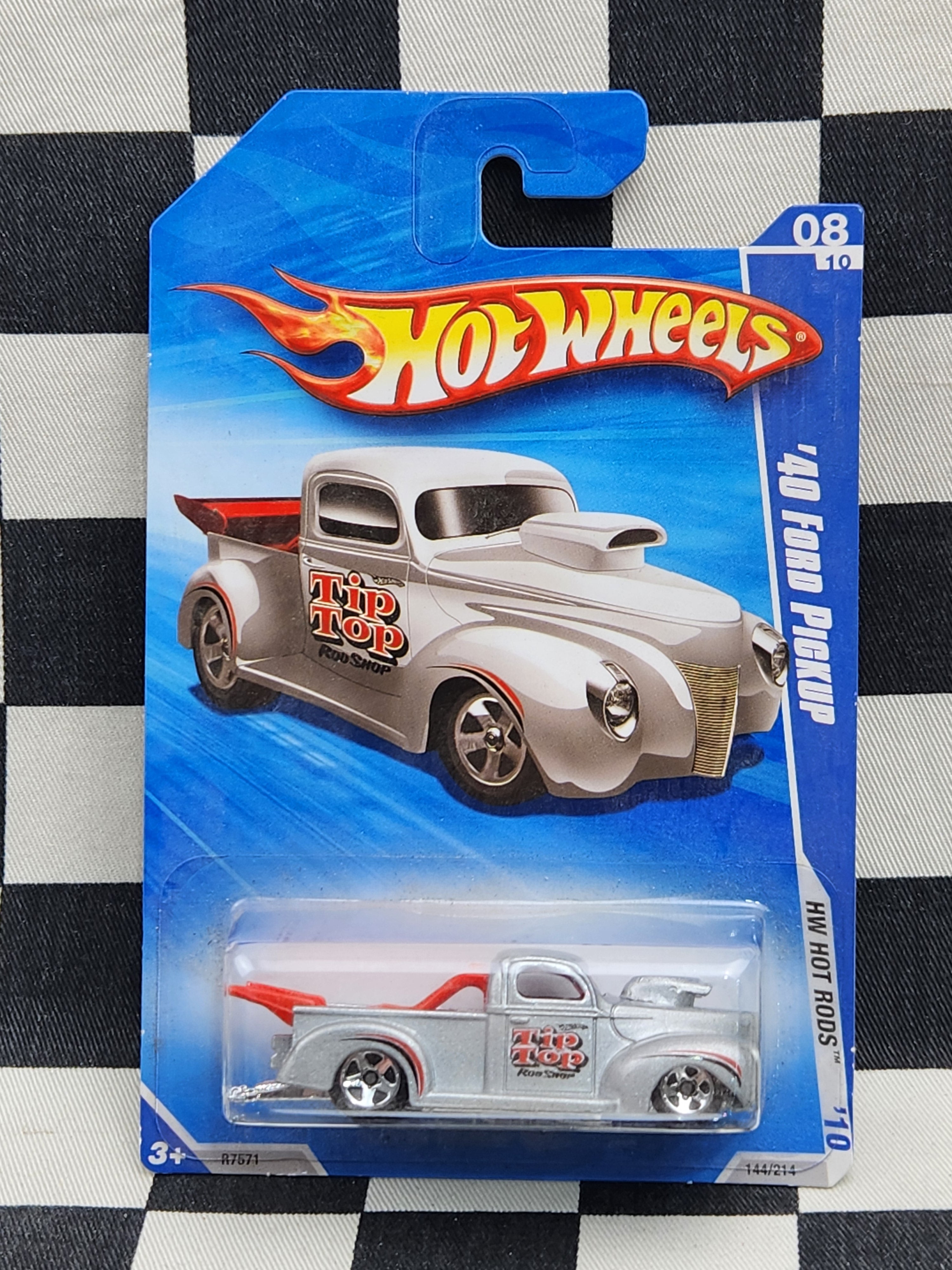 Hot Wheels 2010 Hot Rods 40 Ford Pickup Silver