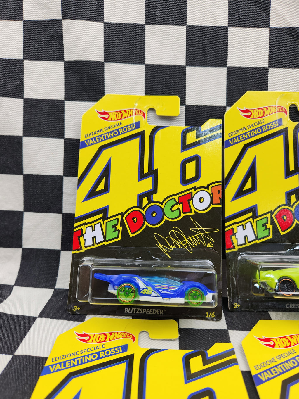 Hot Wheels 2018 Rare Set of 6 Valentino Rossi The Doctor #46