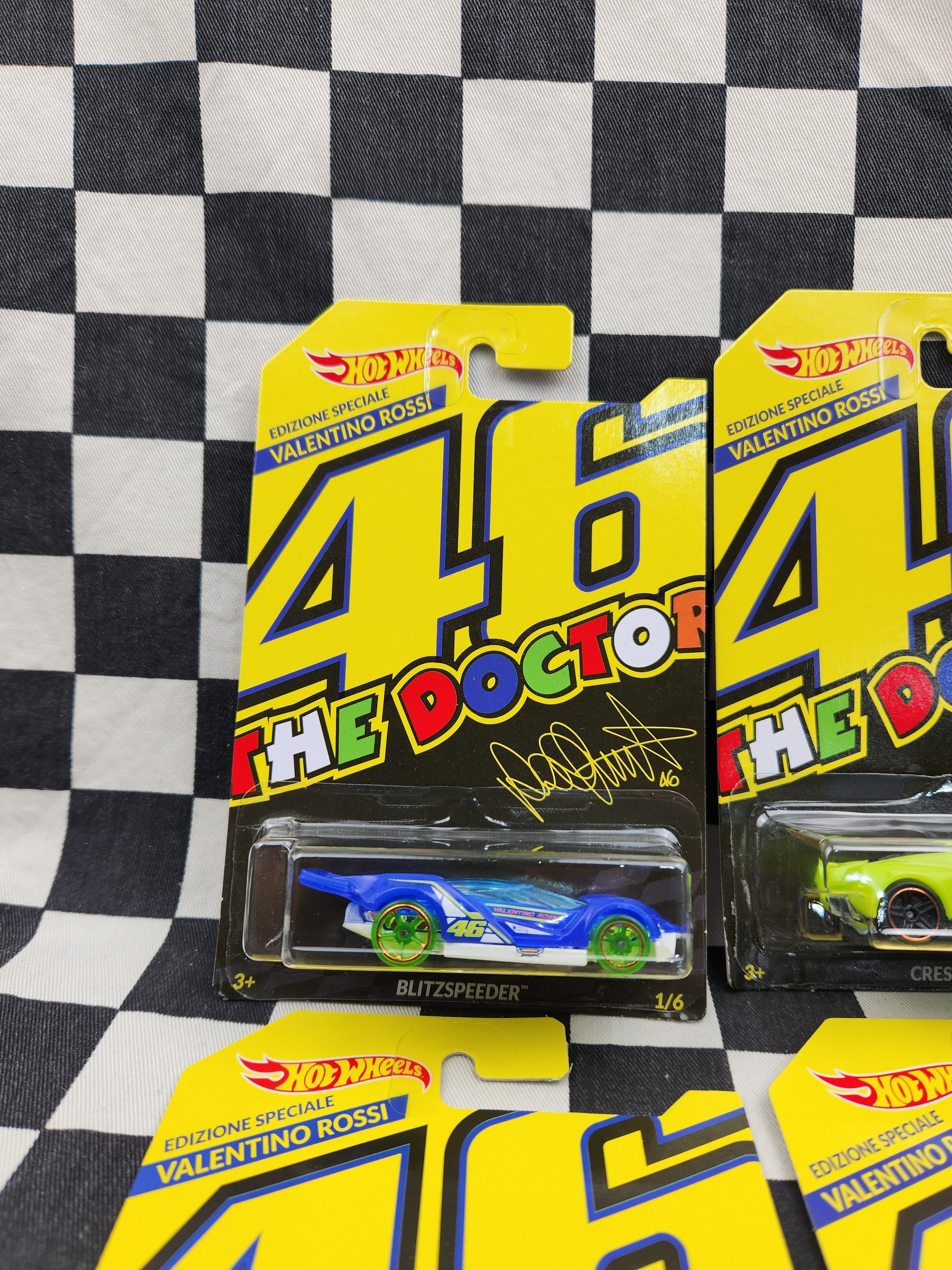 Hot Wheels 2018 Rare Set of 6 Valentino Rossi The Doctor #46