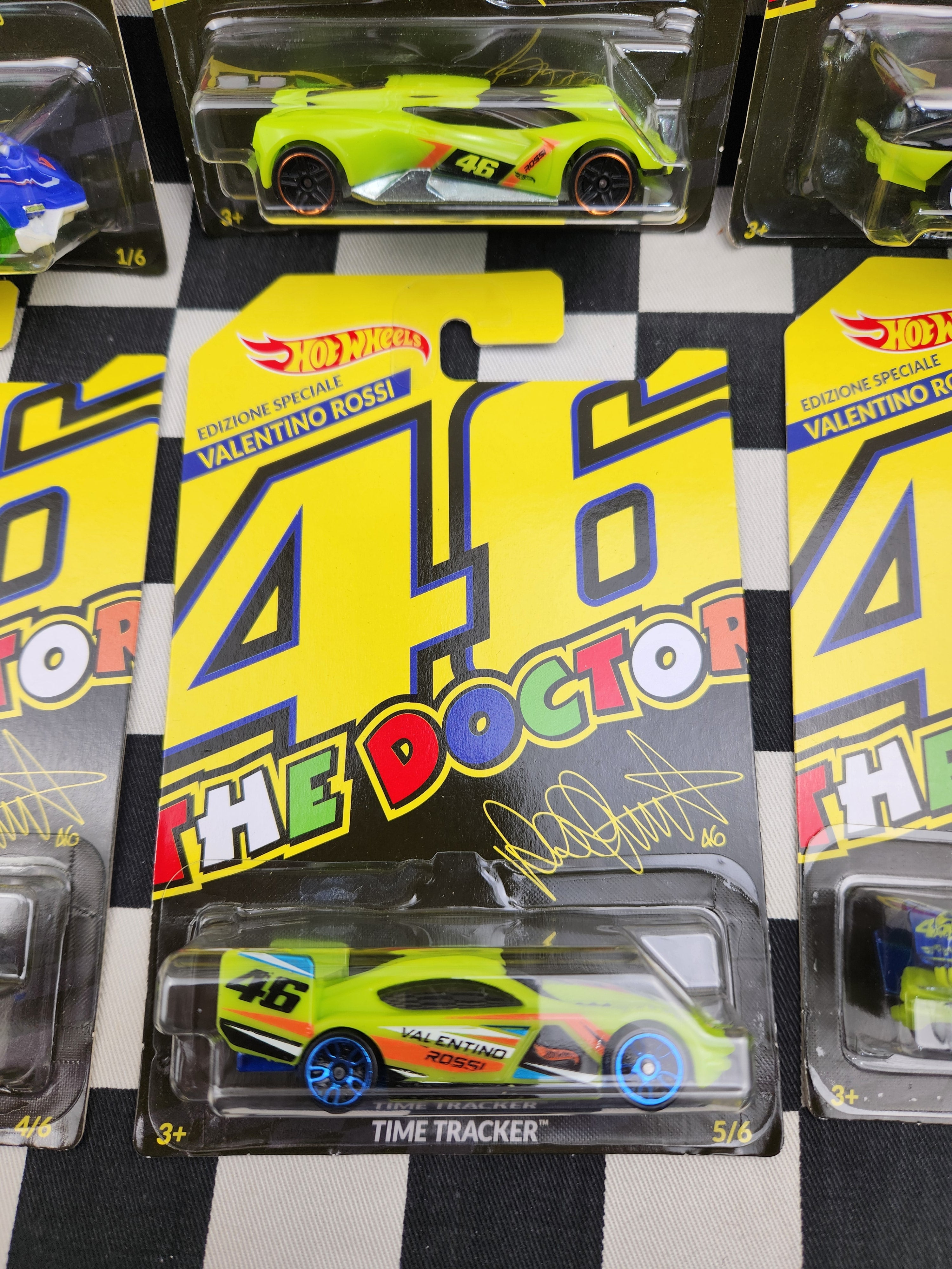 Hot Wheels 2018 Rare Set of 6 Valentino Rossi The Doctor #46