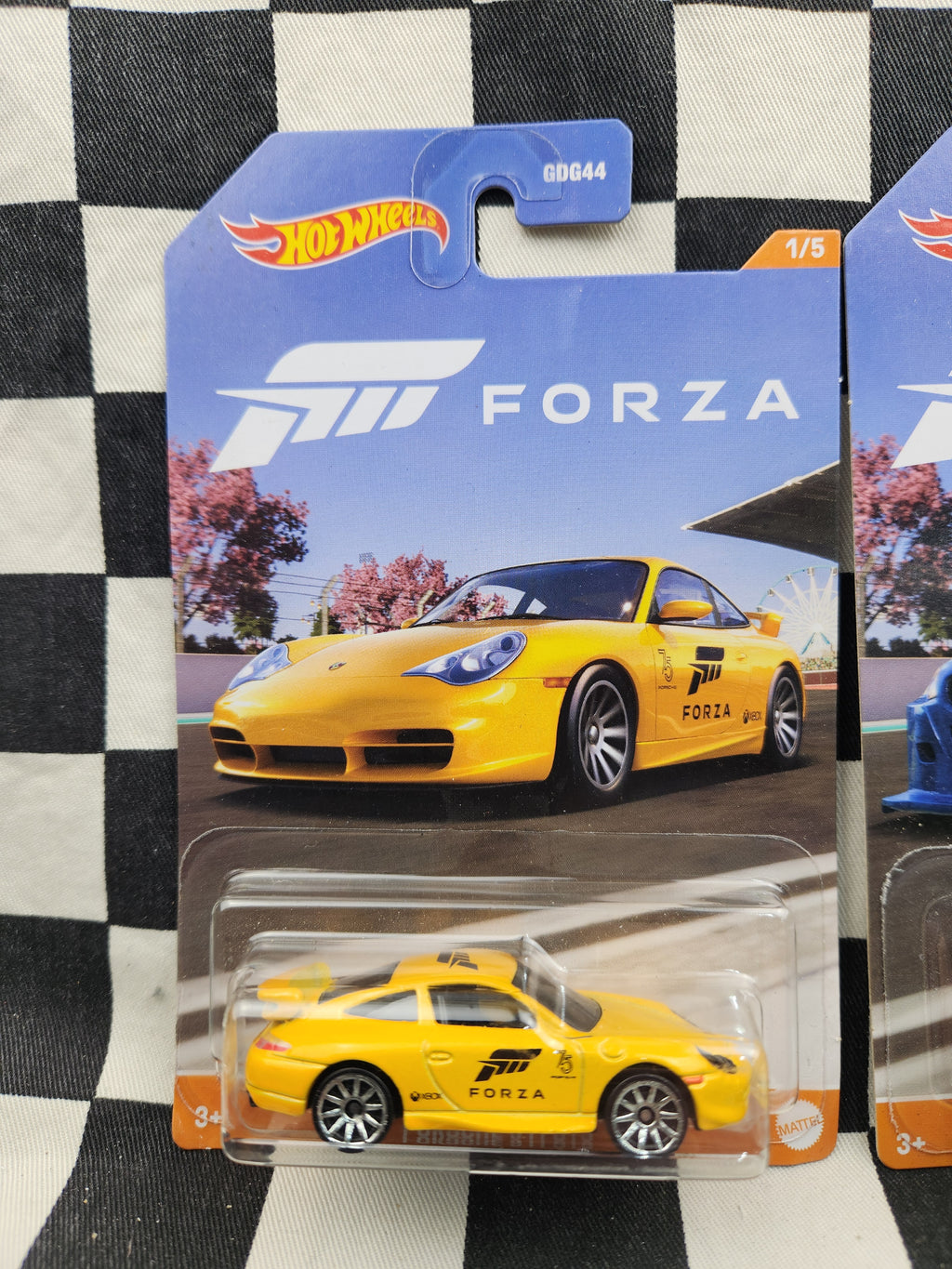 Hot Wheels Forza Set of 5 Cars Porsche 911 GT3 BMW Z4 Bugatti Alfa Romeo Jaguar F Type
