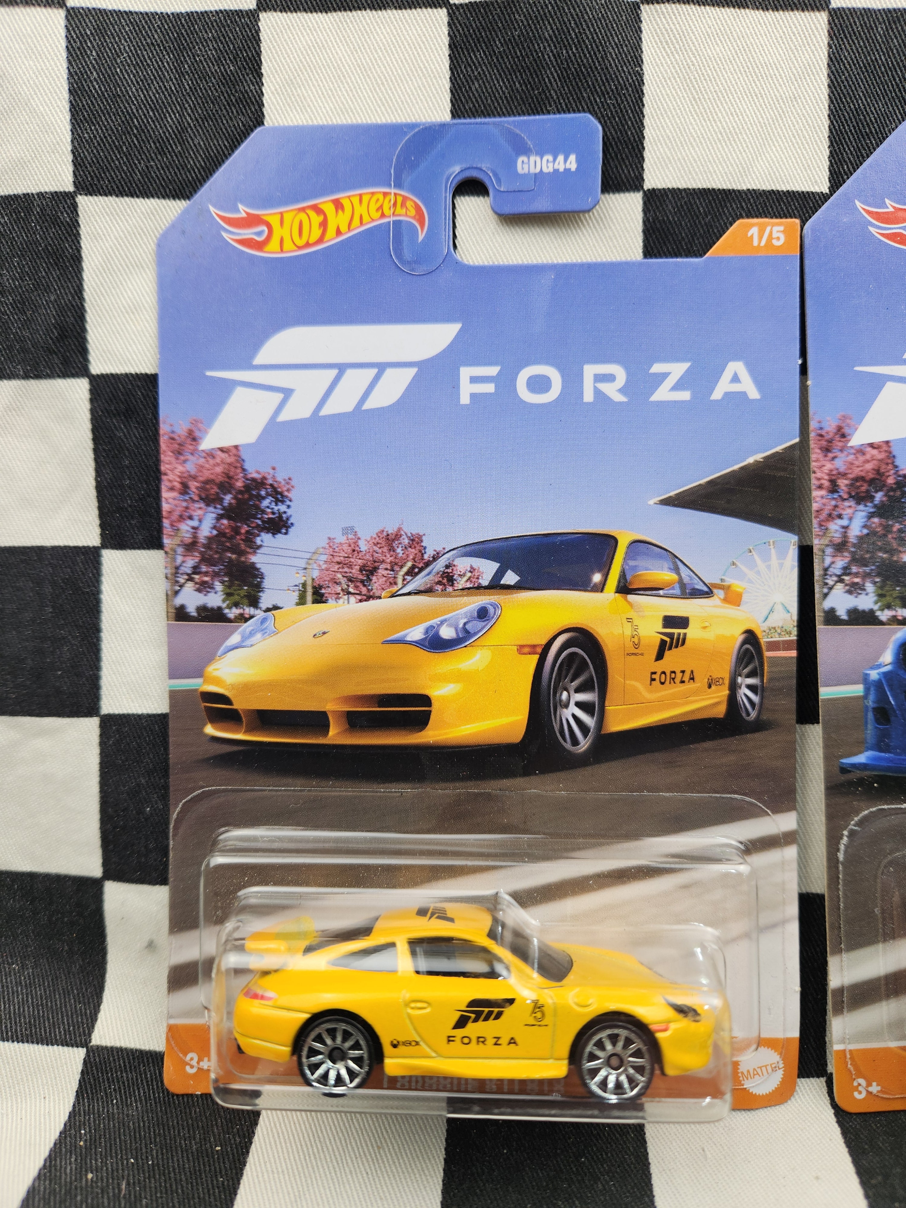 Hot Wheels Forza Set of 5 Cars Porsche 911 GT3 BMW Z4 Bugatti Alfa Romeo Jaguar F Type