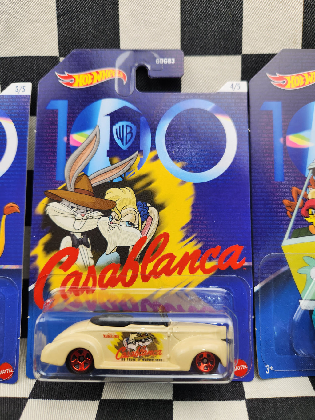 Hot Wheels WB Warner Bros 100th Anniversary Set of 5