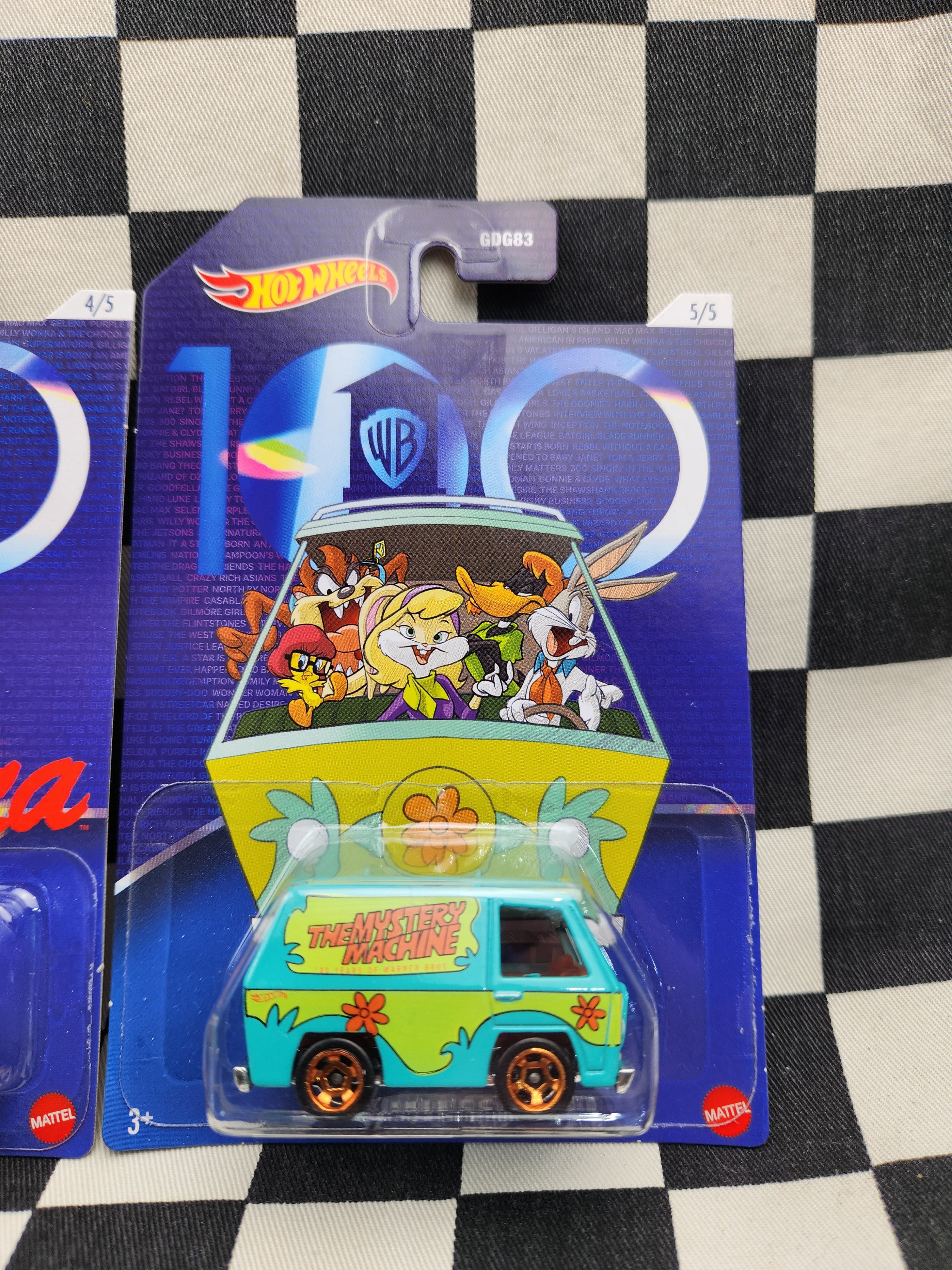 Hot Wheels WB Warner Bros 100th Anniversary Set of 5