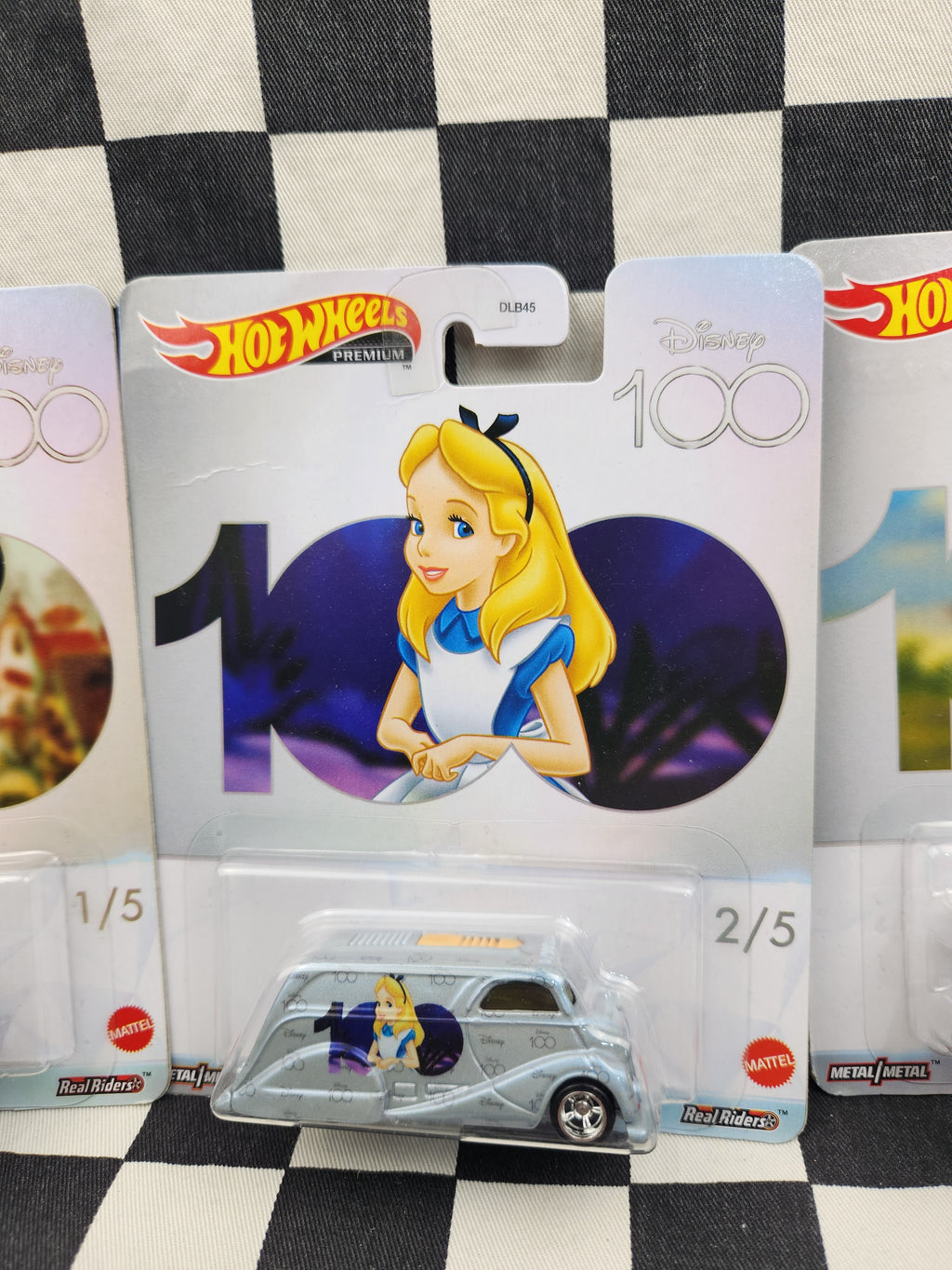 Hot Wheels Premium Disney 100th Anniversary Set of 5