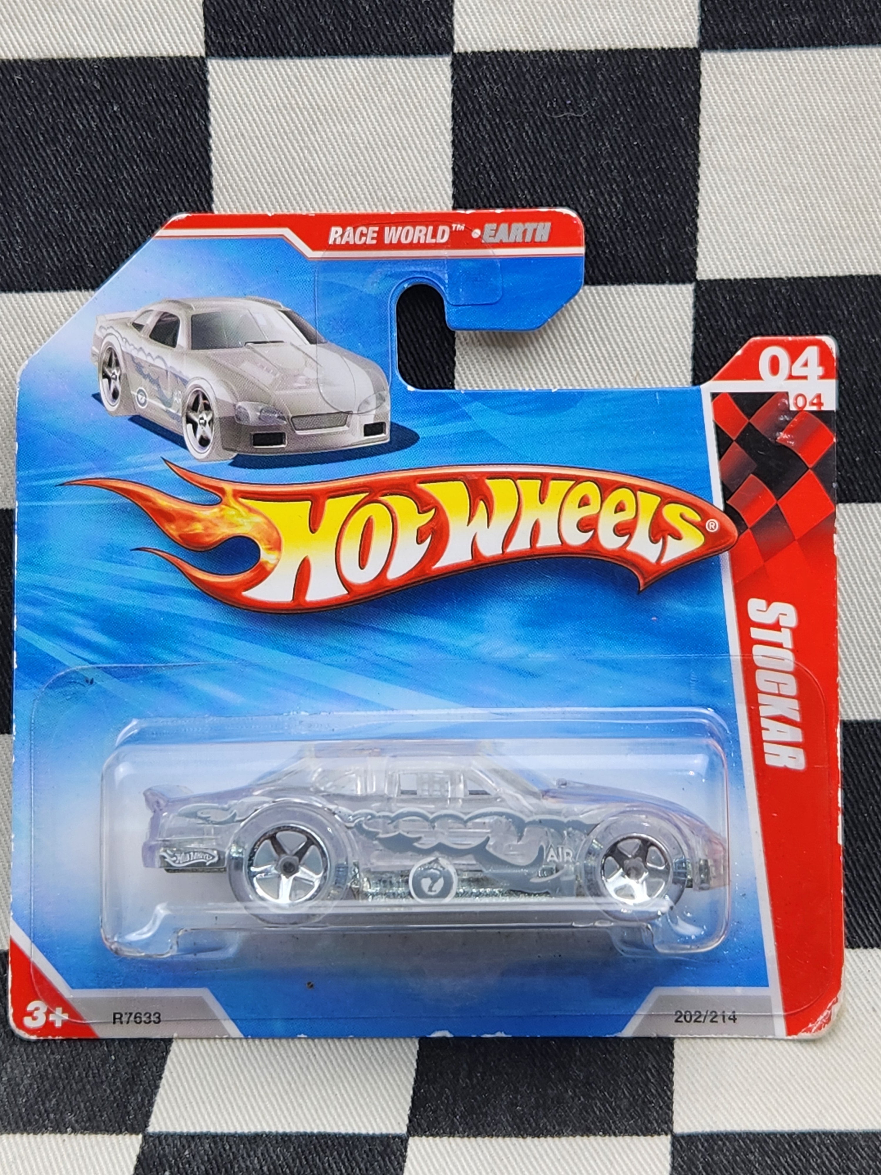 Hot Wheels 2010 Race World Earth Stockar Clear