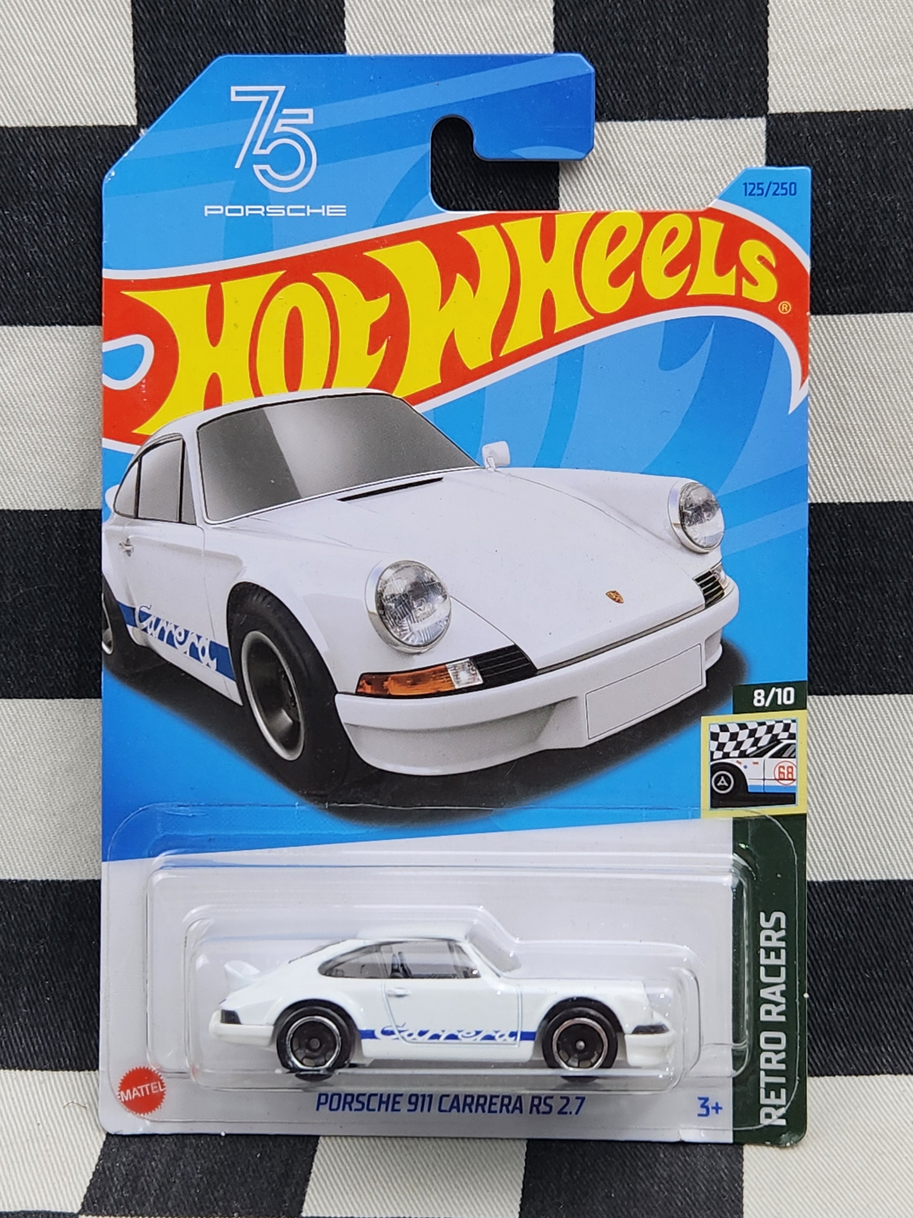Hot Wheels 2023 Retro Racers Porsche 911 Carrera RS 2.7 White
