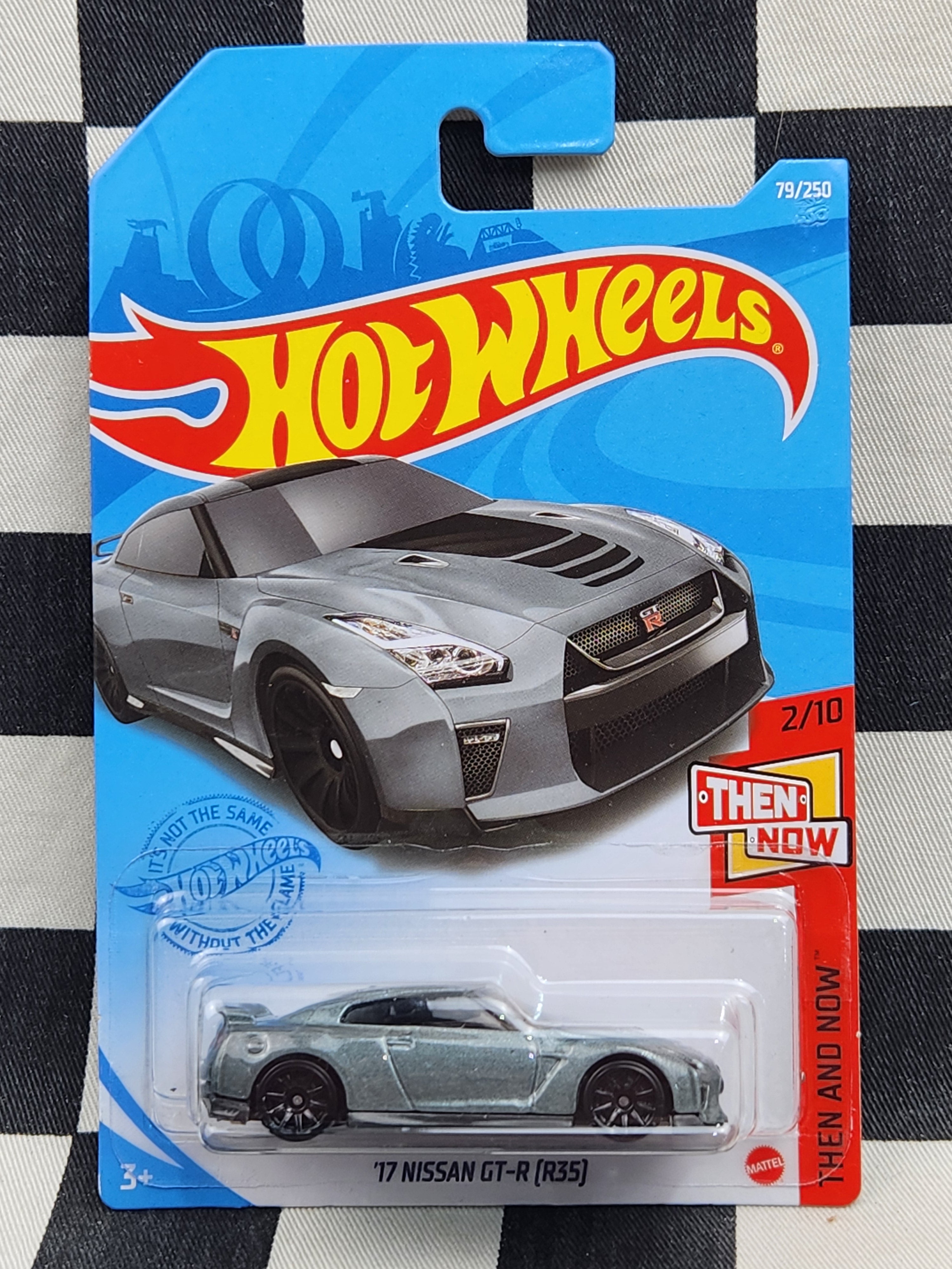 Hot Wheels 2021 Then & Now 17 Nissan GT-R Skyline R35 Grey