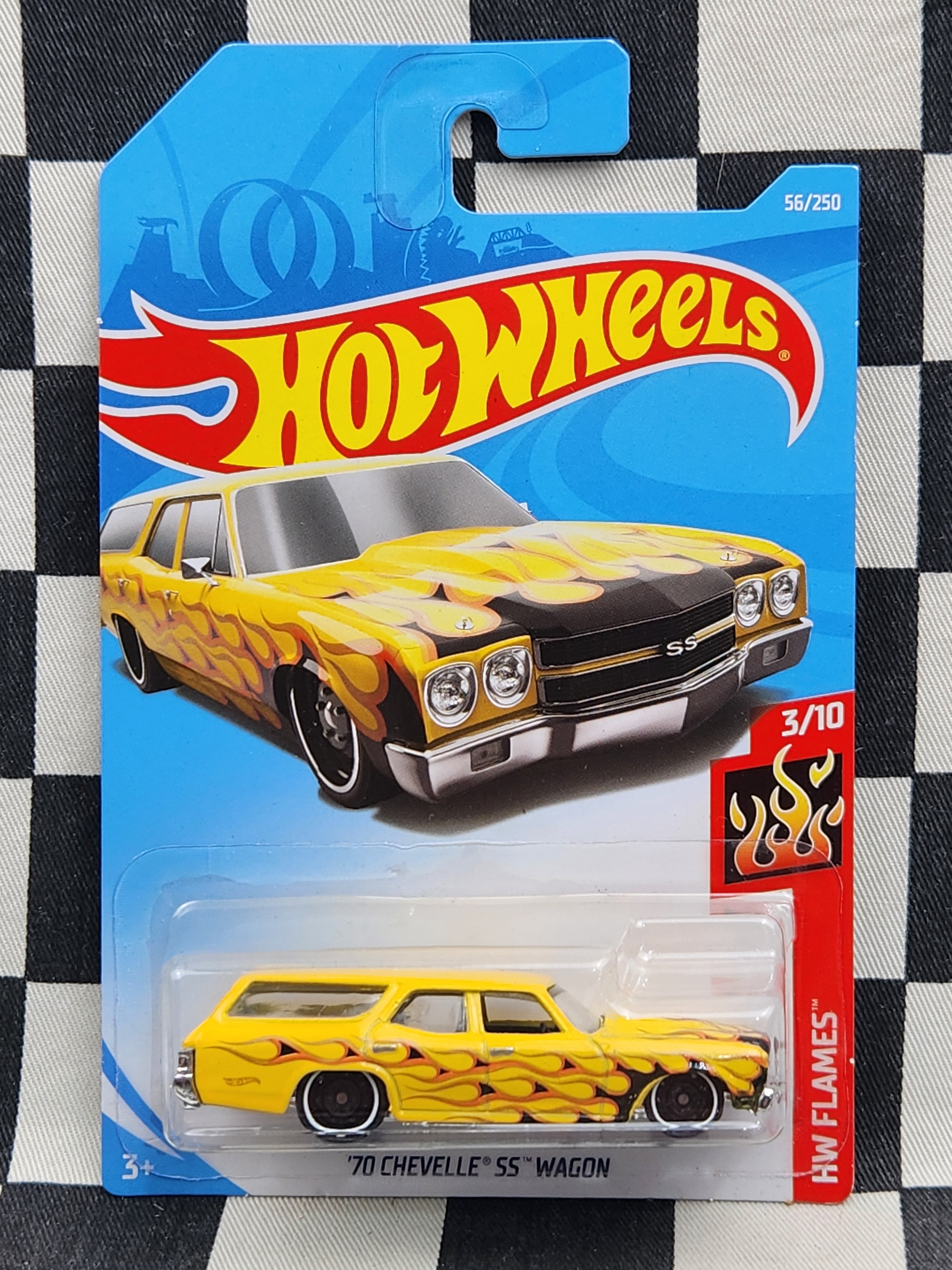 Hot Wheels 2019 Flames 70 Chevelle SS Wagon