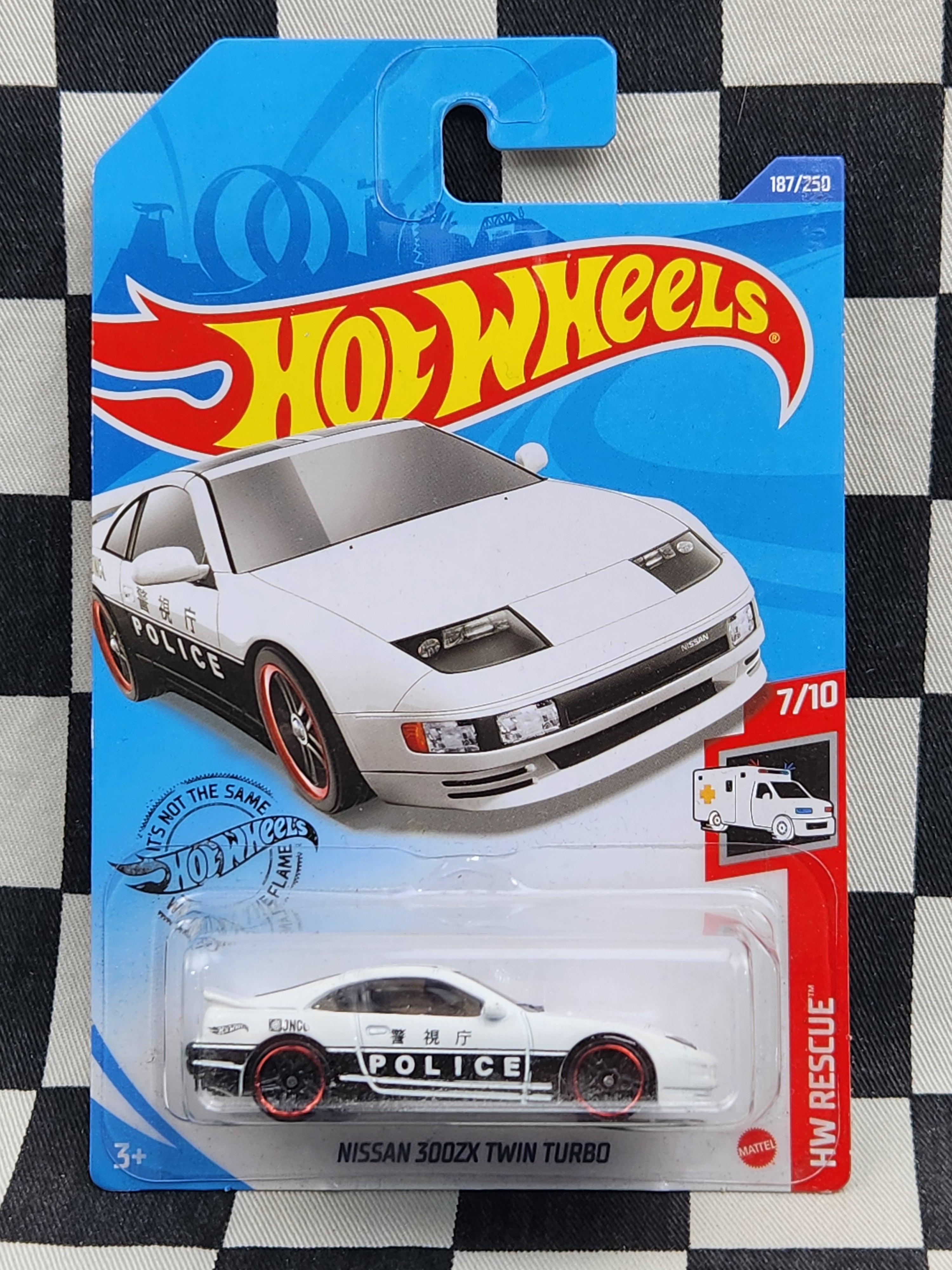 Hot Wheels 2020 Rescue Police Nissan 300ZX Twin Turbo