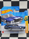Hot Wheels 2022 Wagons 70 Chevelle SS Wagon Blue Short Card