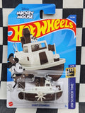 Hot Wheels 2022 Screen Time Mickey Mouse Disney Steamboat Brown/ Sepia