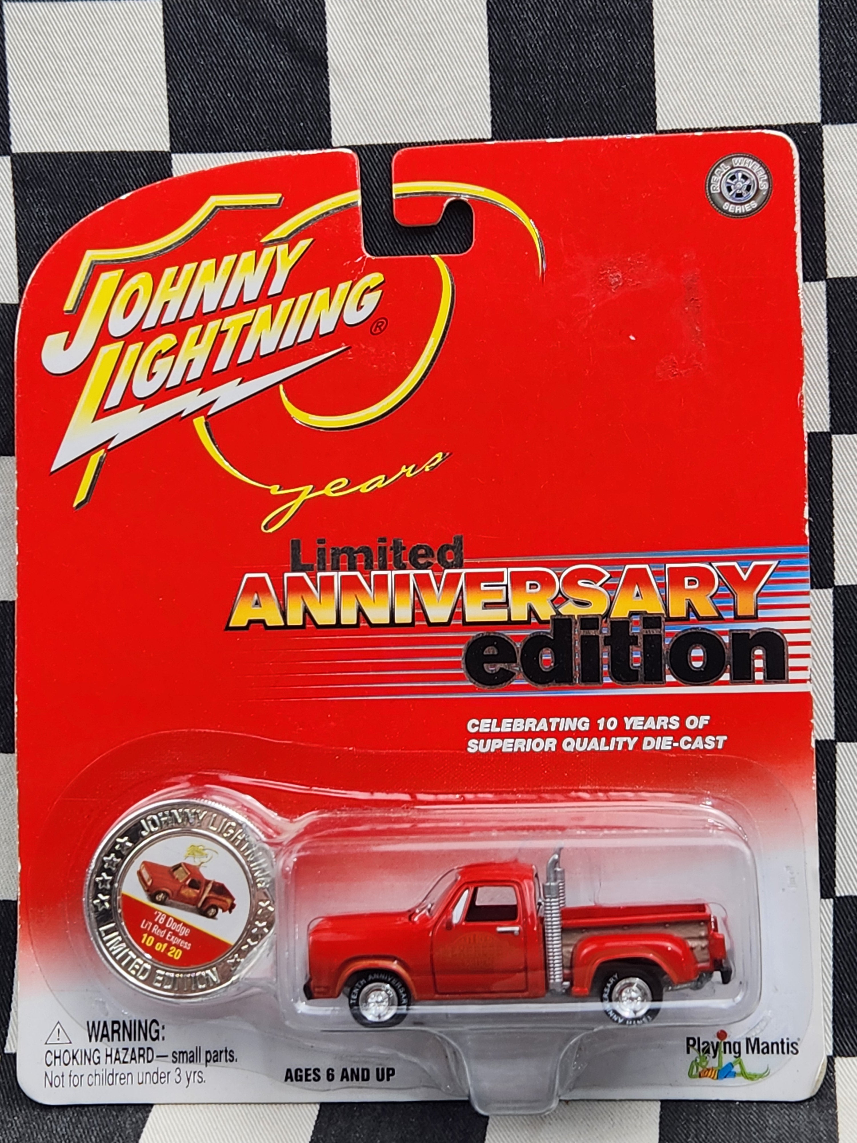 Johnny Lightning 10th Anniversary Edition 78 Dodge Lil Red Express