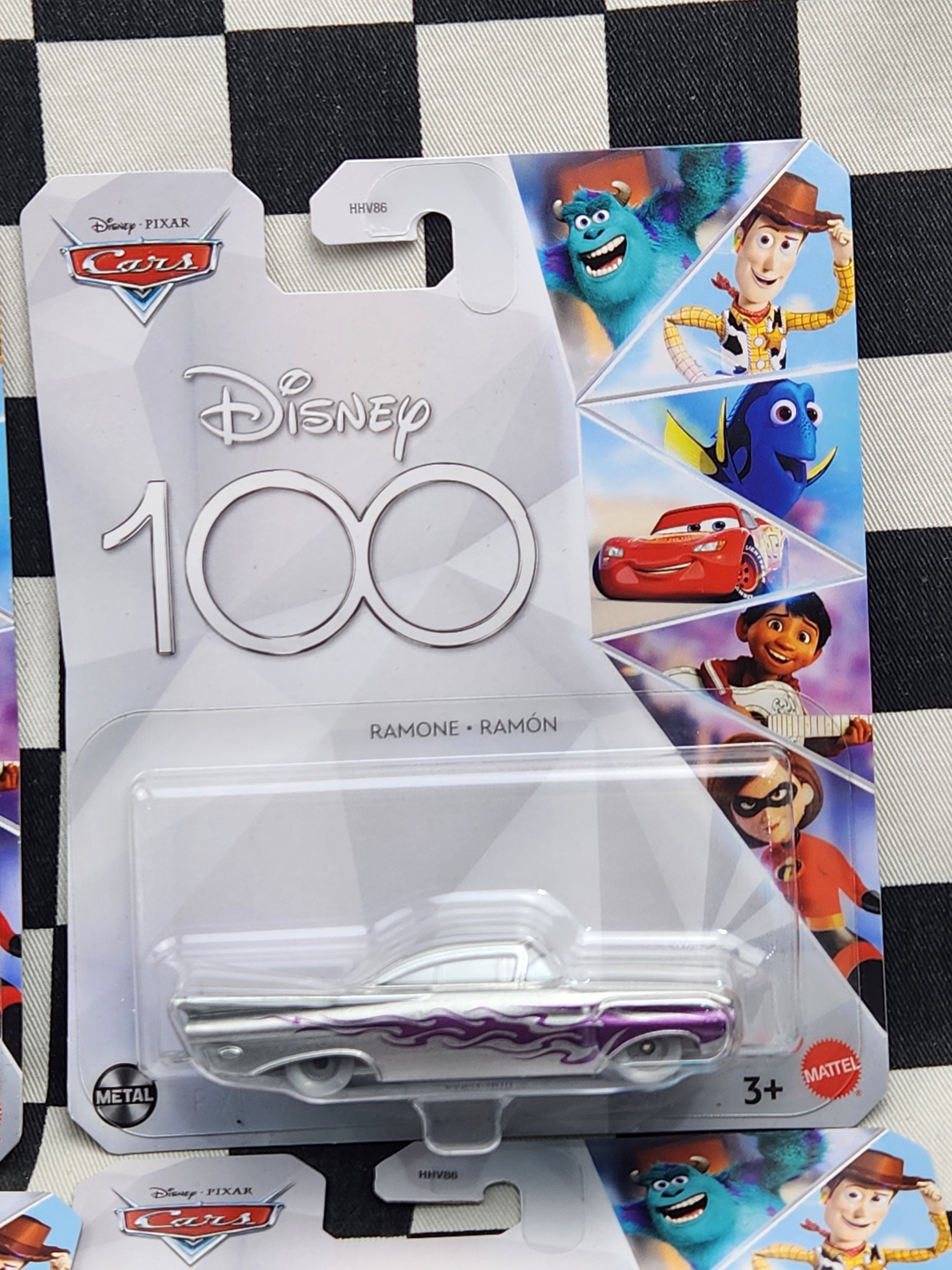 Disney Cars 100 Years Full Set 6 Cars Mater McQueen Flo Hudson Hornet Sally Ramone