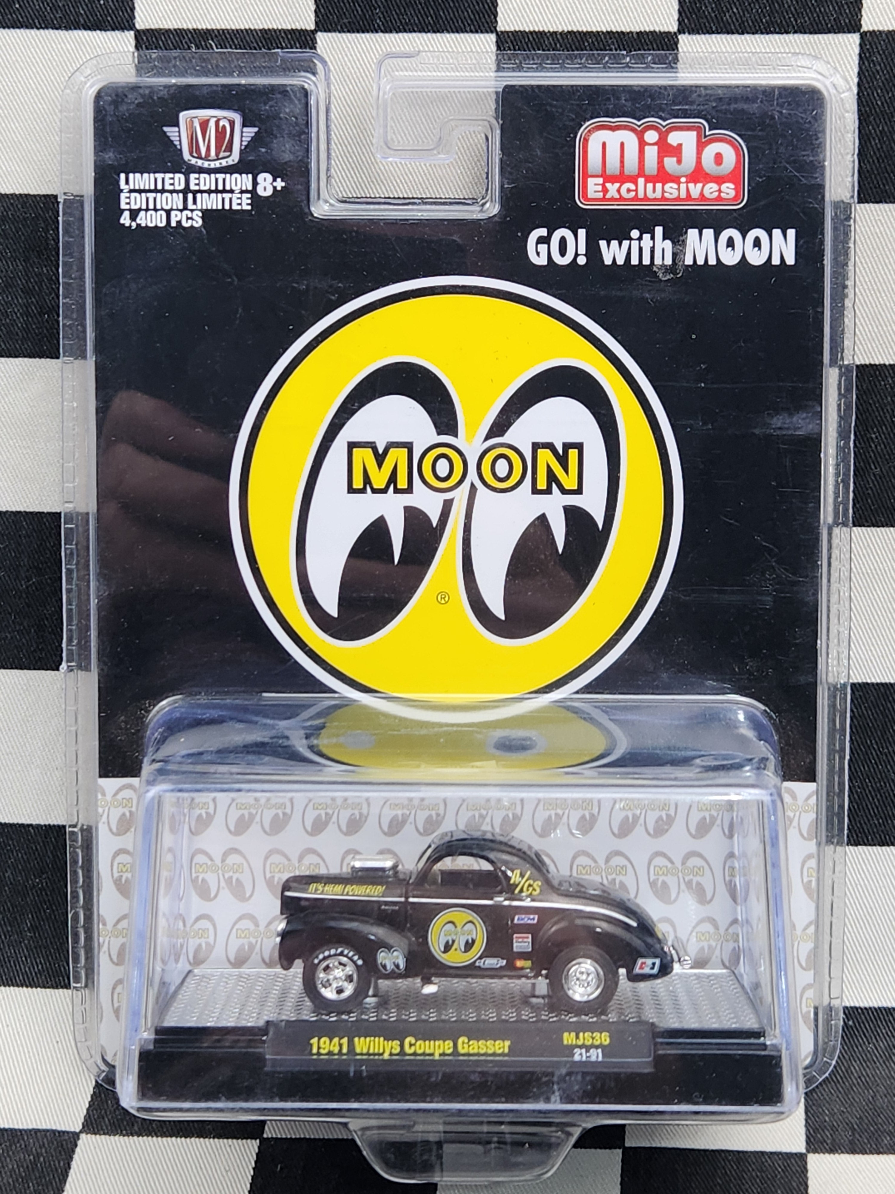 M2 Mijo Exclusive MOONEYES 1941 Willys Coupe Gasser