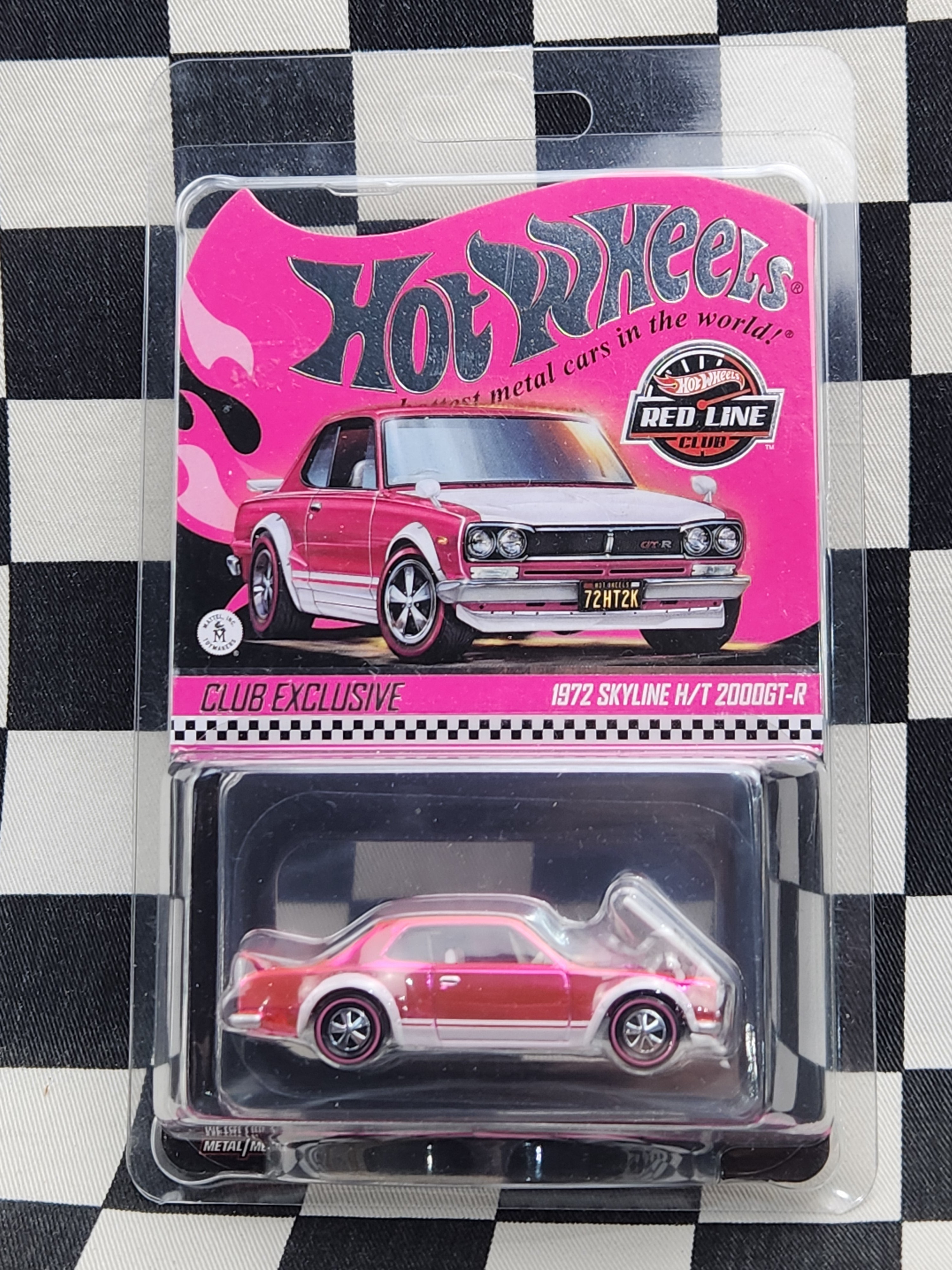 Hot Wheels RLC Redline Club 2026 Club Exclusive 1972 Skyline H/T 2000 GT-R  Pink
