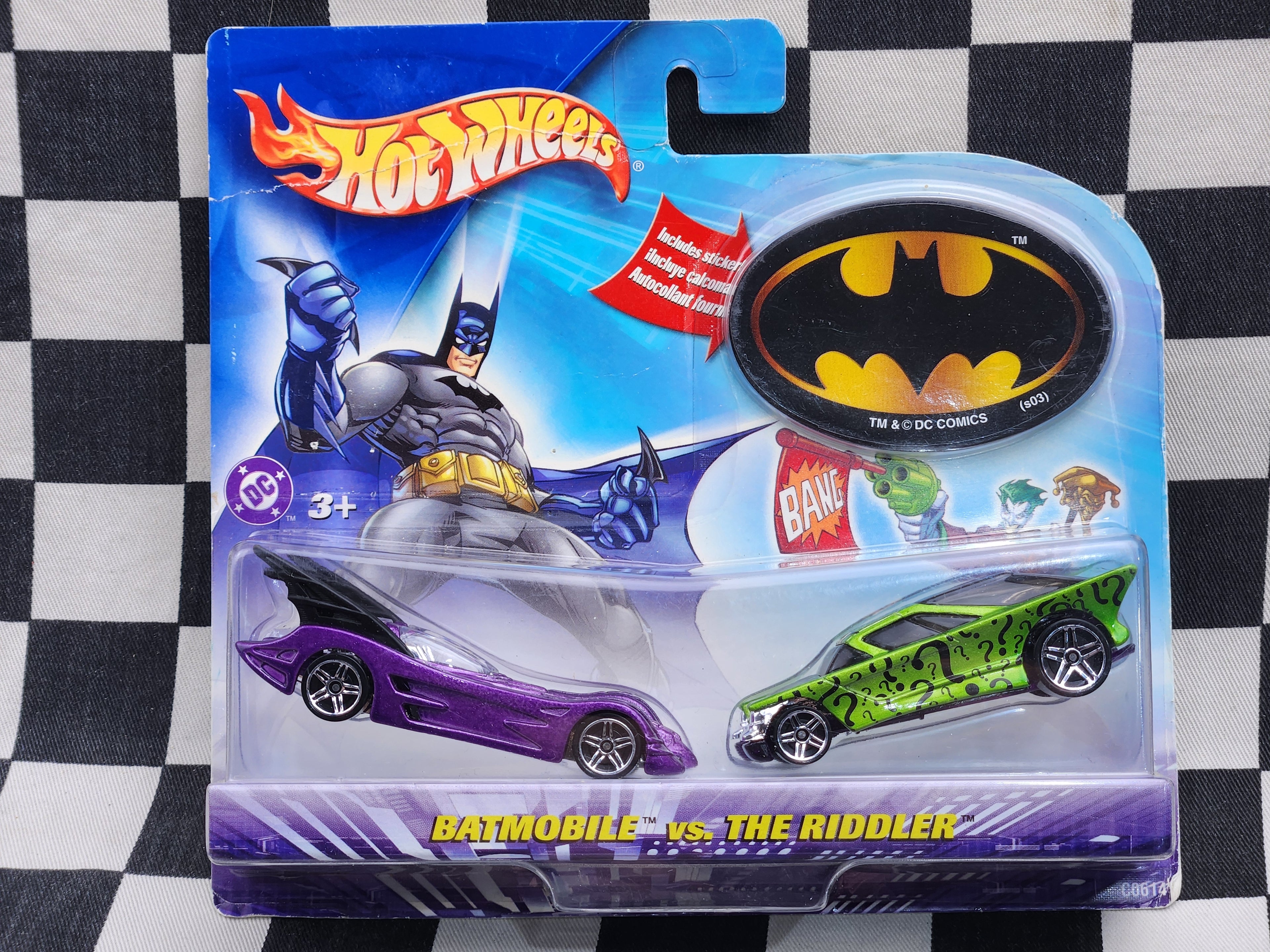 Hot Wheels 2003 Twin Pack Batmobile Vs The Riddler