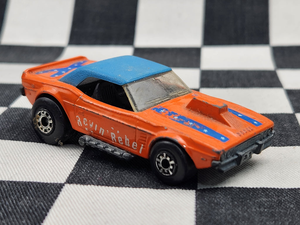 Vintage Matchbox Loose Revin Rebel Dodge Challenger
