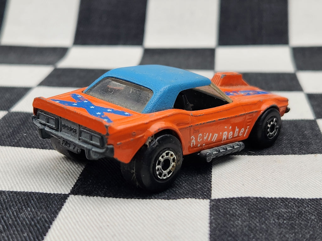Vintage Matchbox Loose Revin Rebel Dodge Challenger