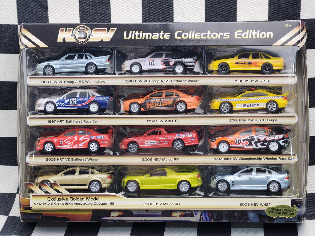 HSV Ultimate Collectors Edition Pack of 12 Cars Maloo Clubsport Walkinshaw Police Bathurst Winners GTSR