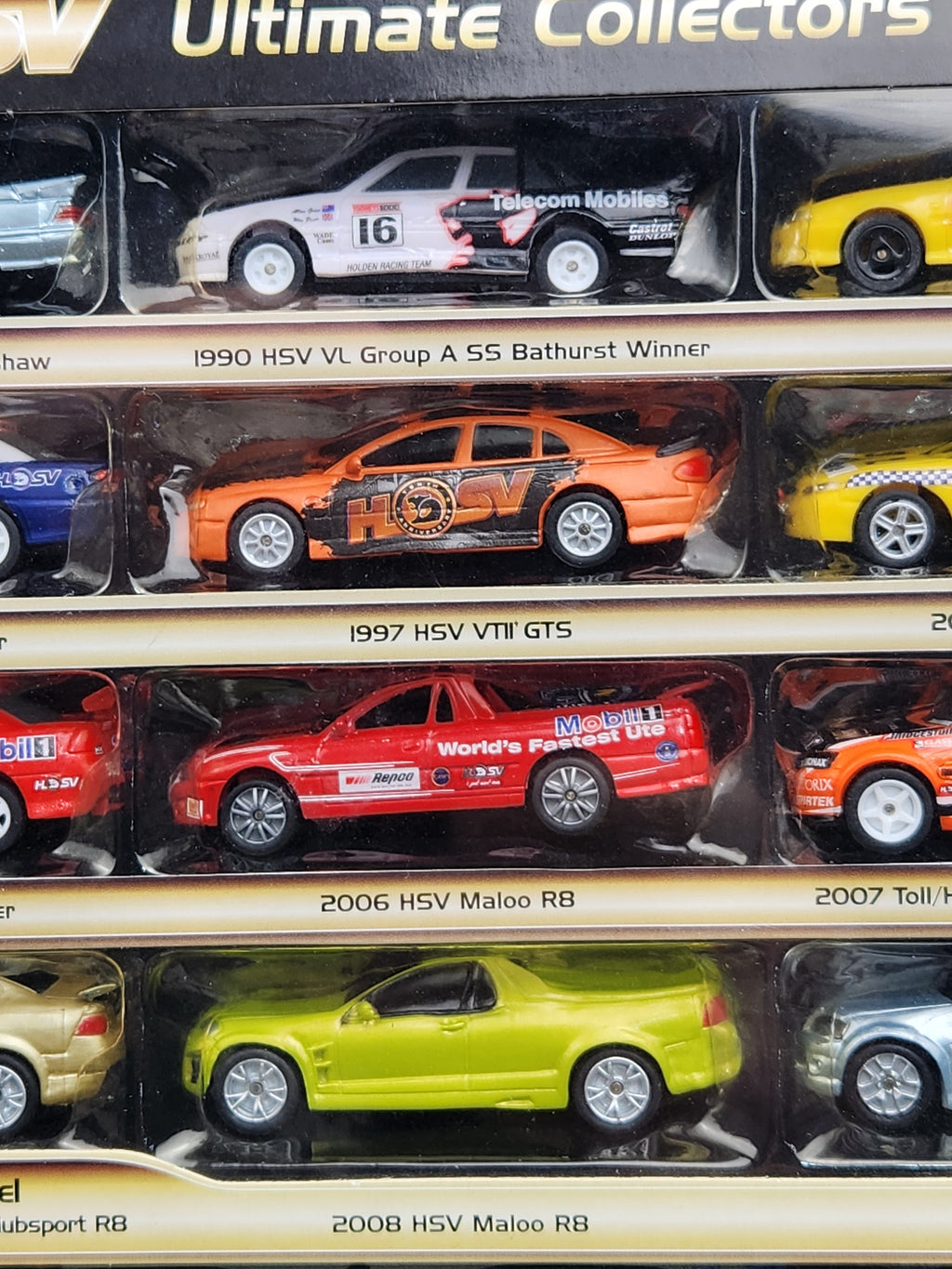 HSV Ultimate Collectors Edition Pack of 12 Cars Maloo Clubsport Walkinshaw Police Bathurst Winners GTSR
