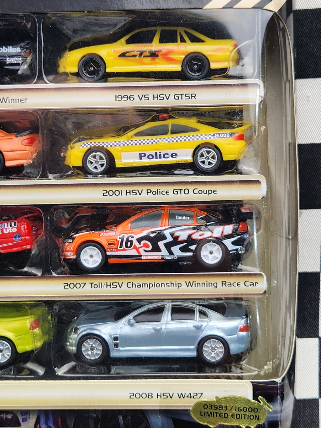 HSV Ultimate Collectors Edition Pack of 12 Cars Maloo Clubsport Walkinshaw Police Bathurst Winners GTSR