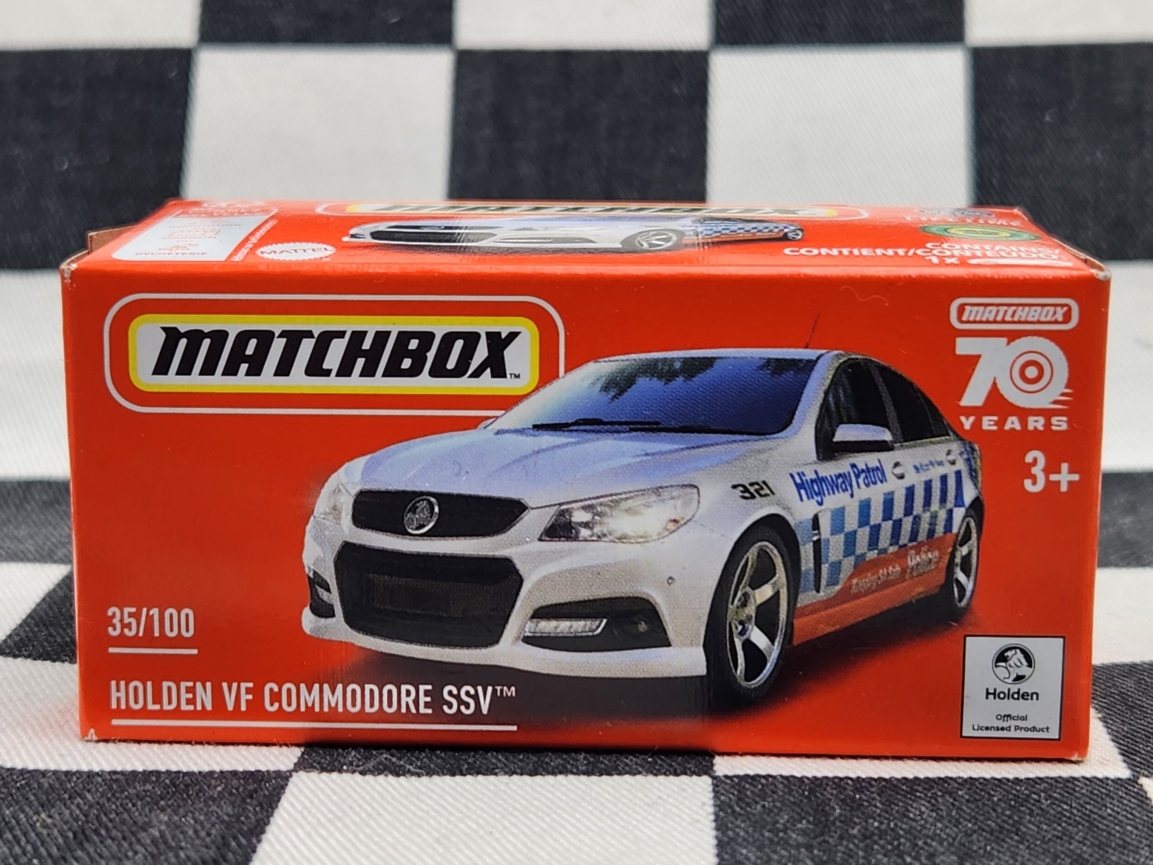 Matchbox Powergrab 2008 Holden VF Commodore SSV Police