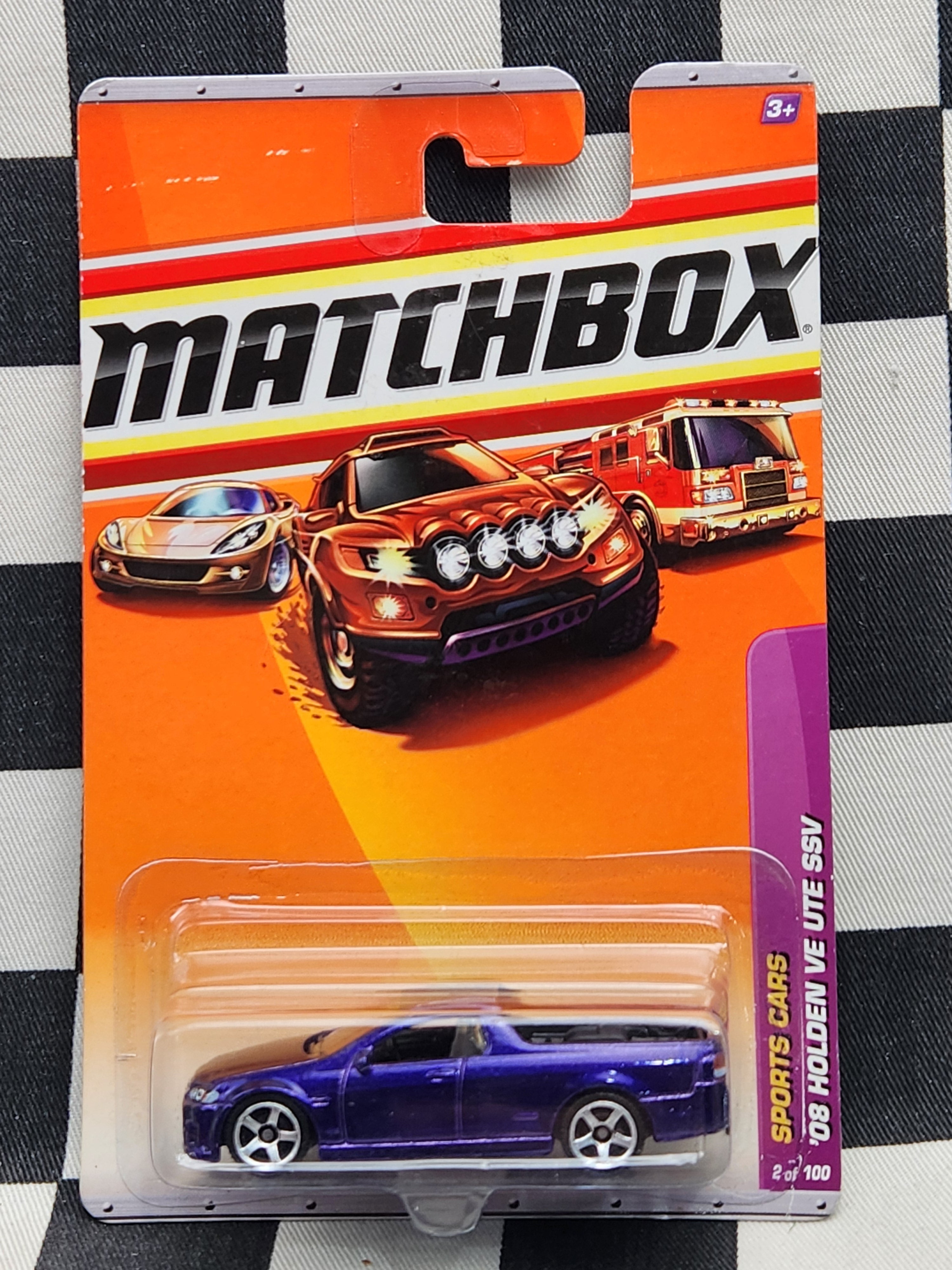 Matchbox 08 Holden VE Commodore SSV Ute Purple