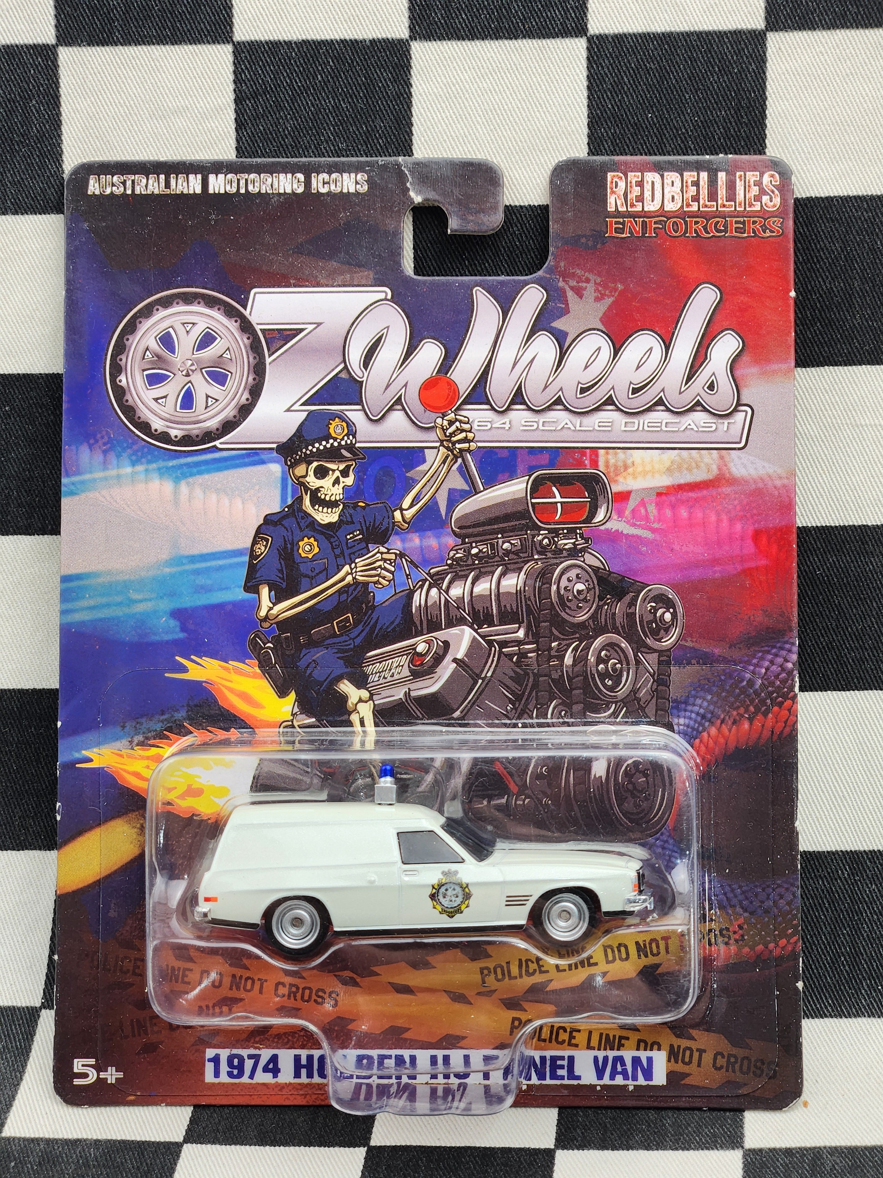 Oz Wheels Redbellies Enforcers Police Holden HJ Panel Van
